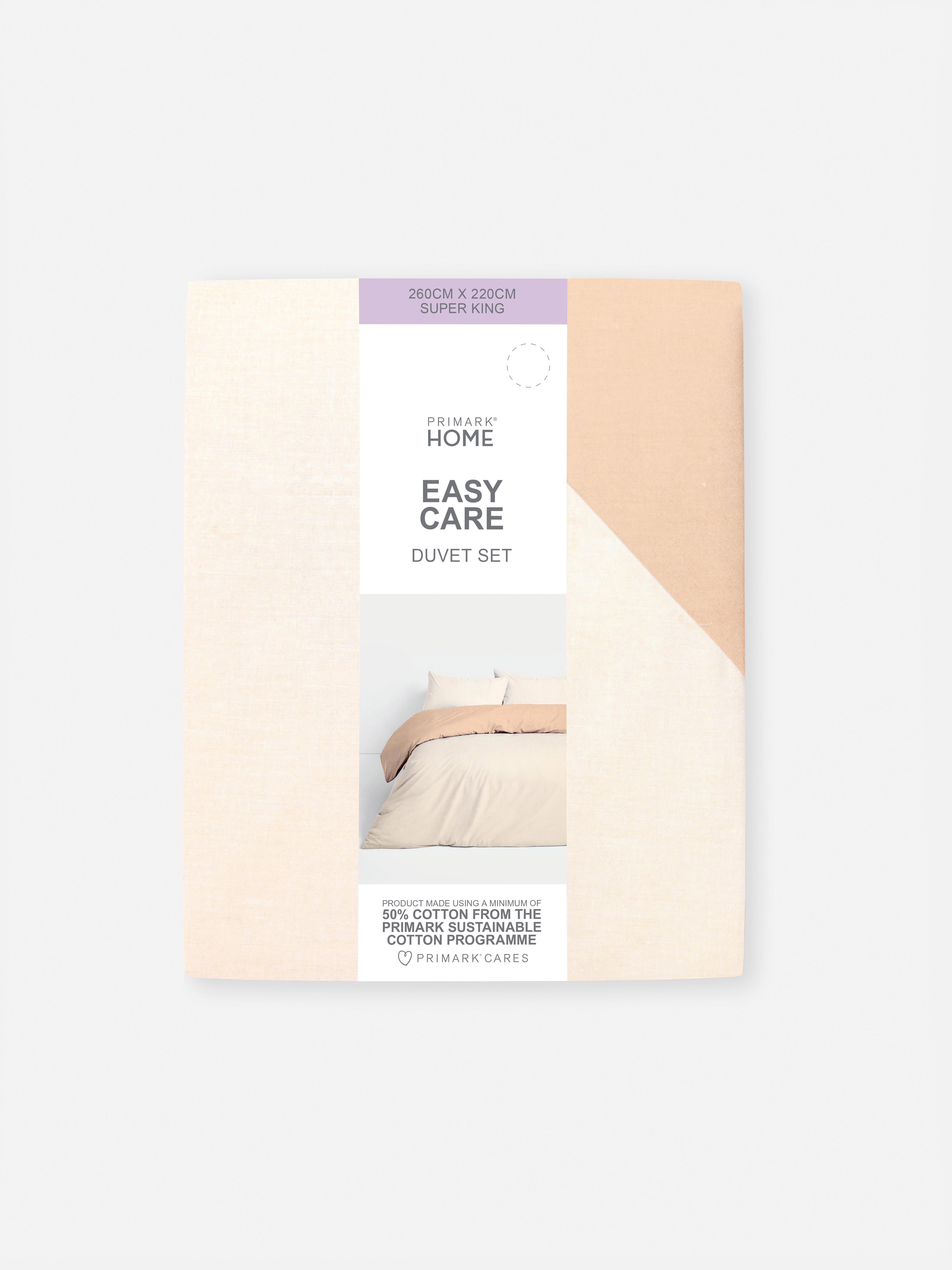 Easy Care Super King Duvet Cover Set