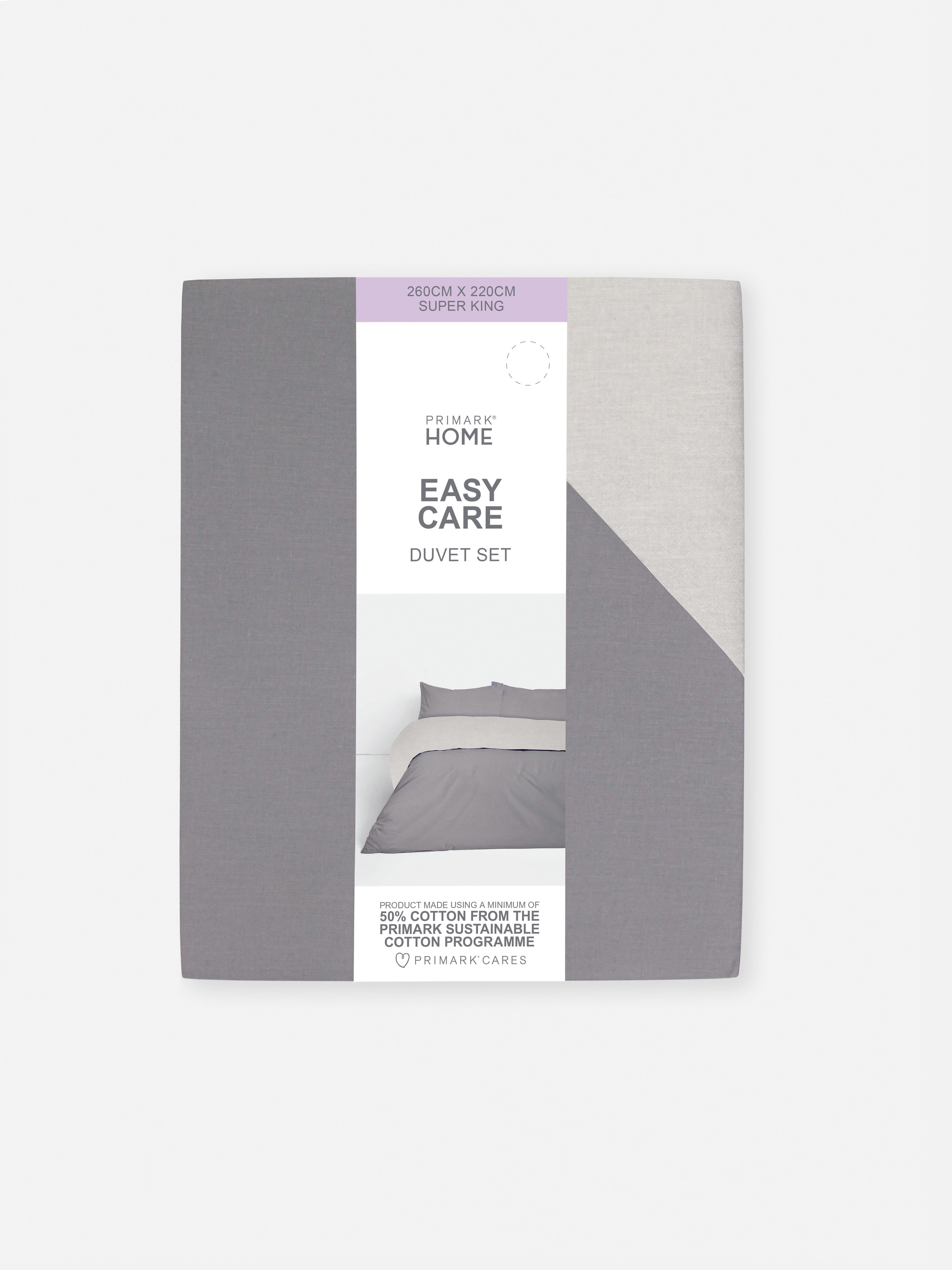 Easy Care Super King Duvet Cover Set