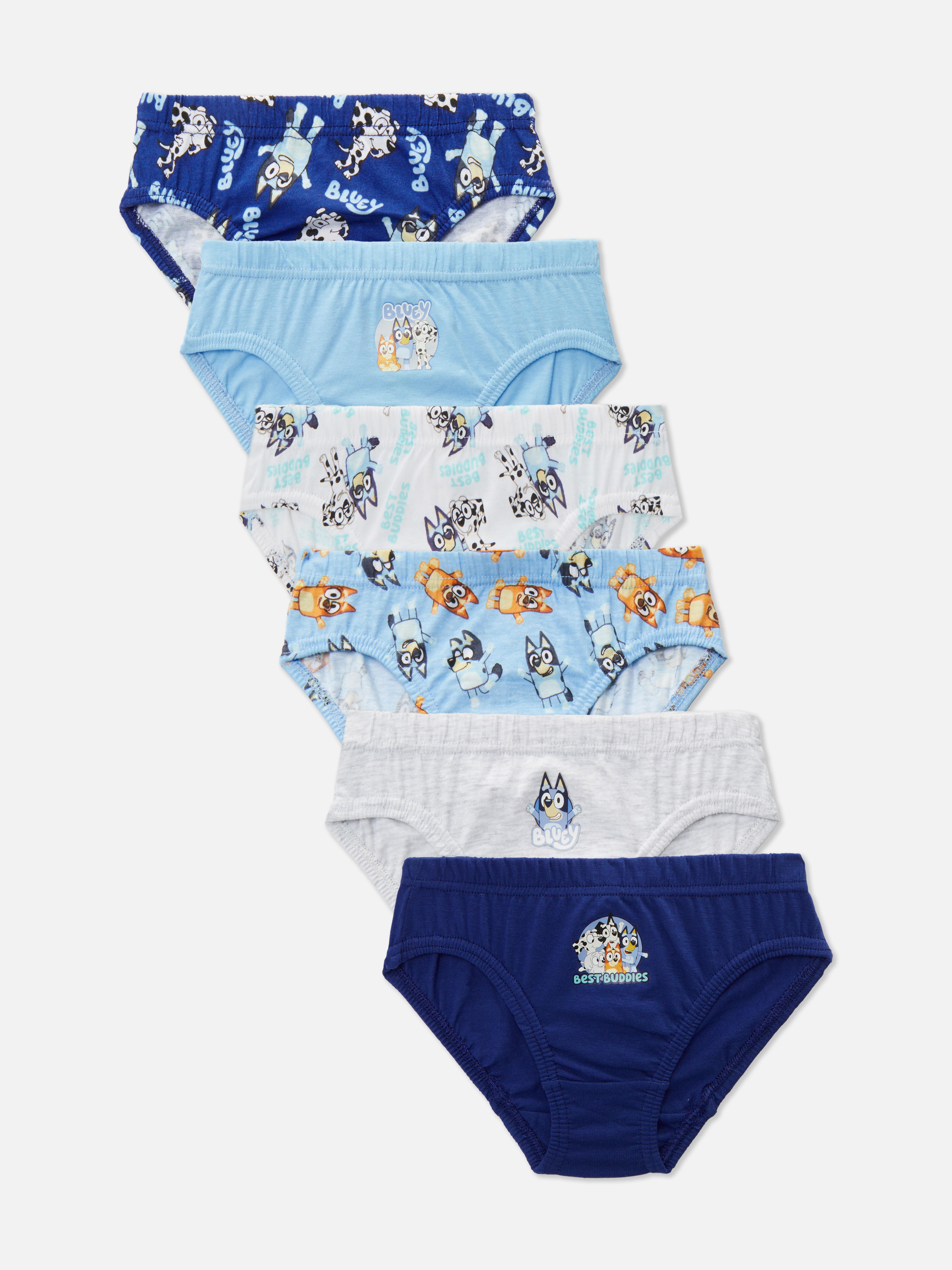 6 slip con grafica Bluey