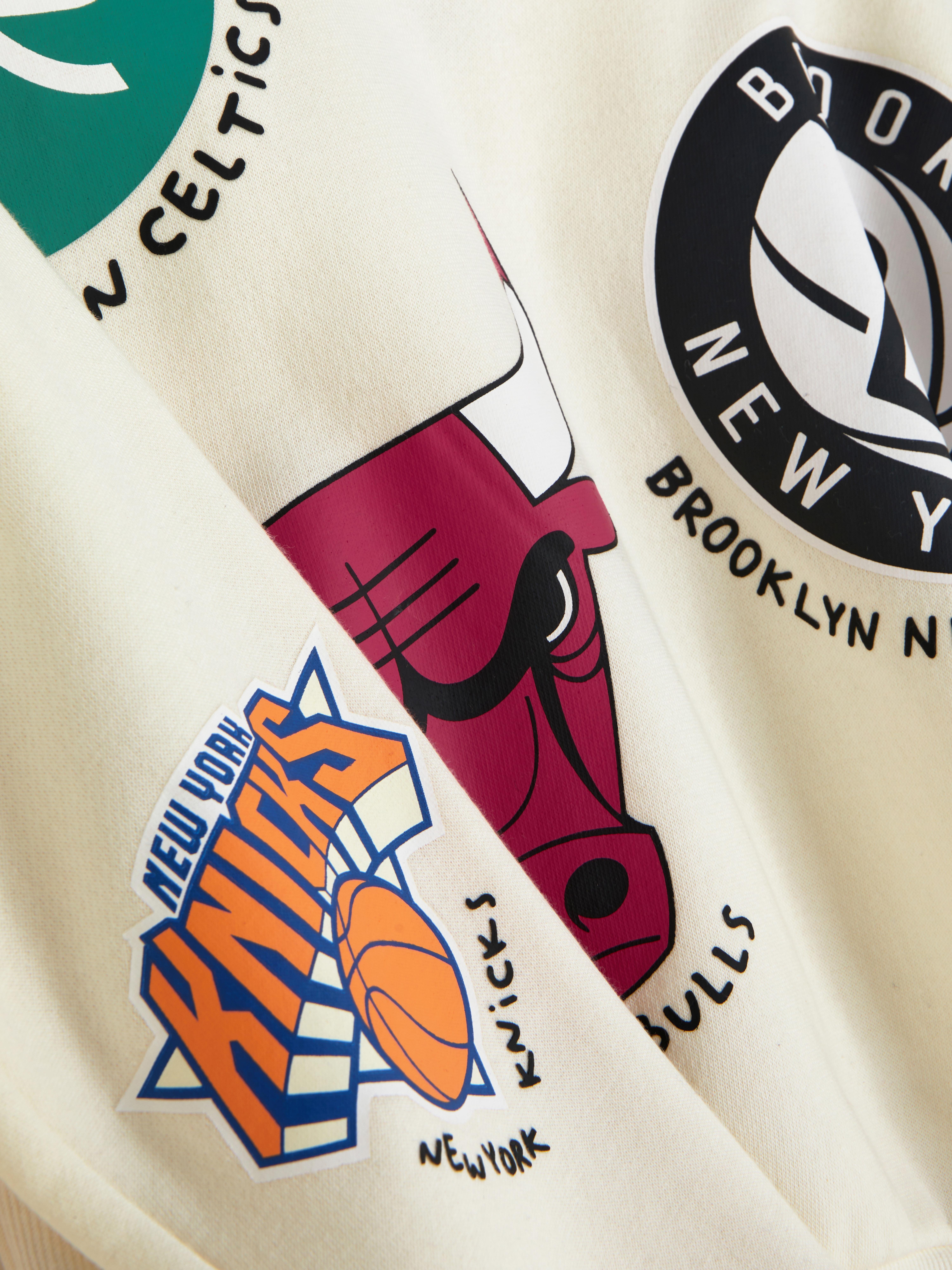 NBA Team Graphic Sweatshirt and Joggers Set