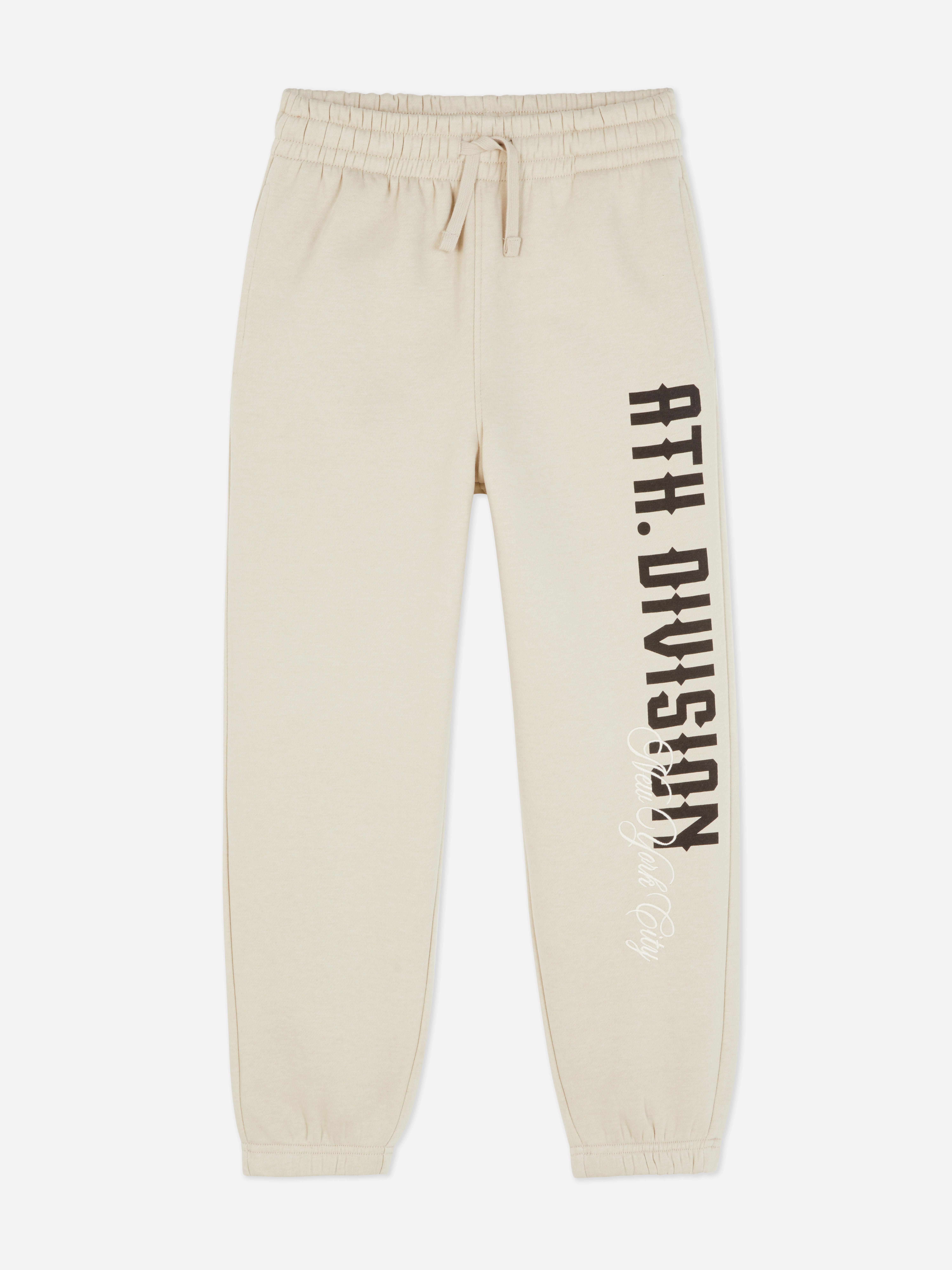Graphic Lettering Joggers