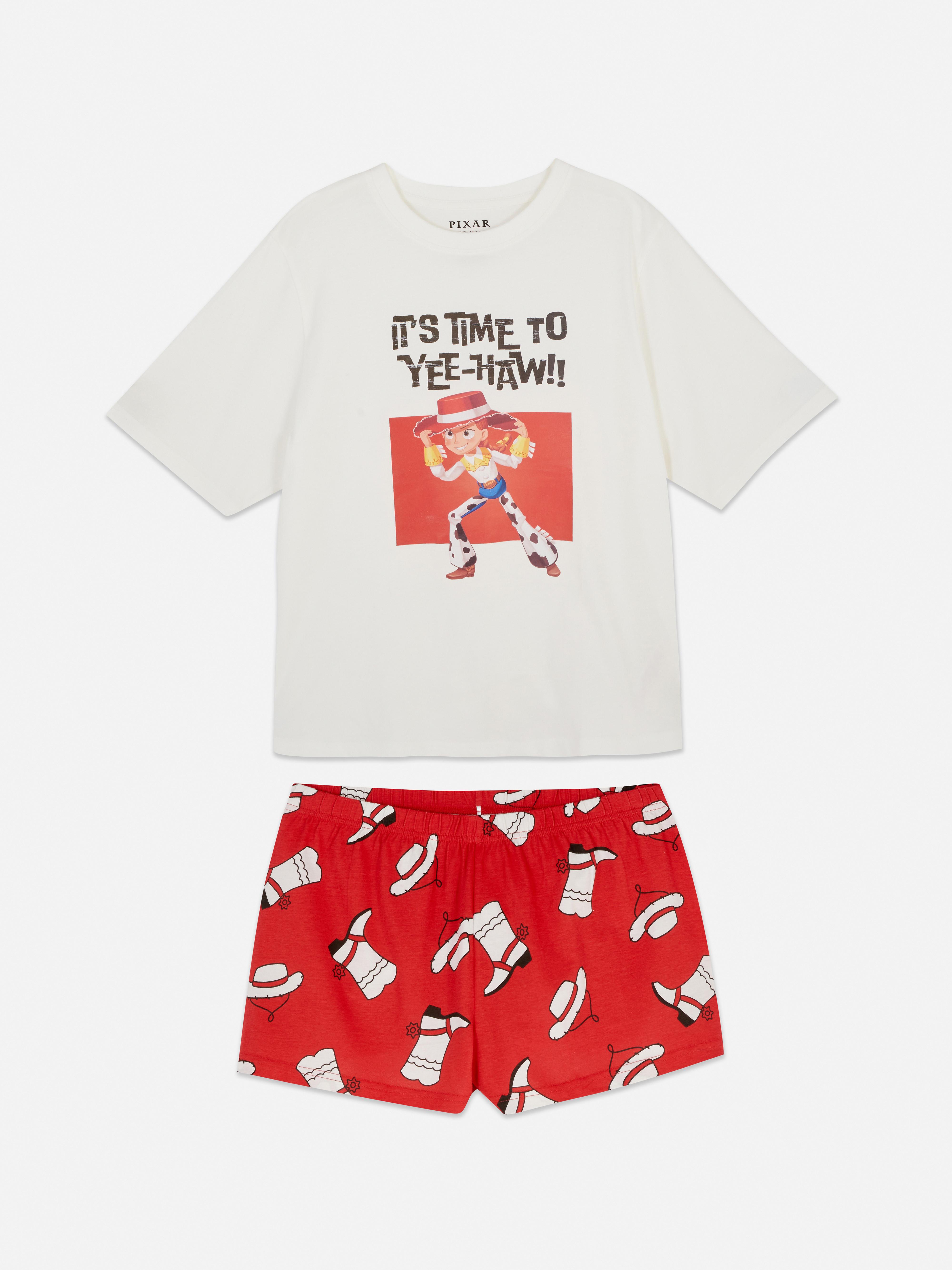 Pyjama met korte mouwen Disney Licht crèmekleurig