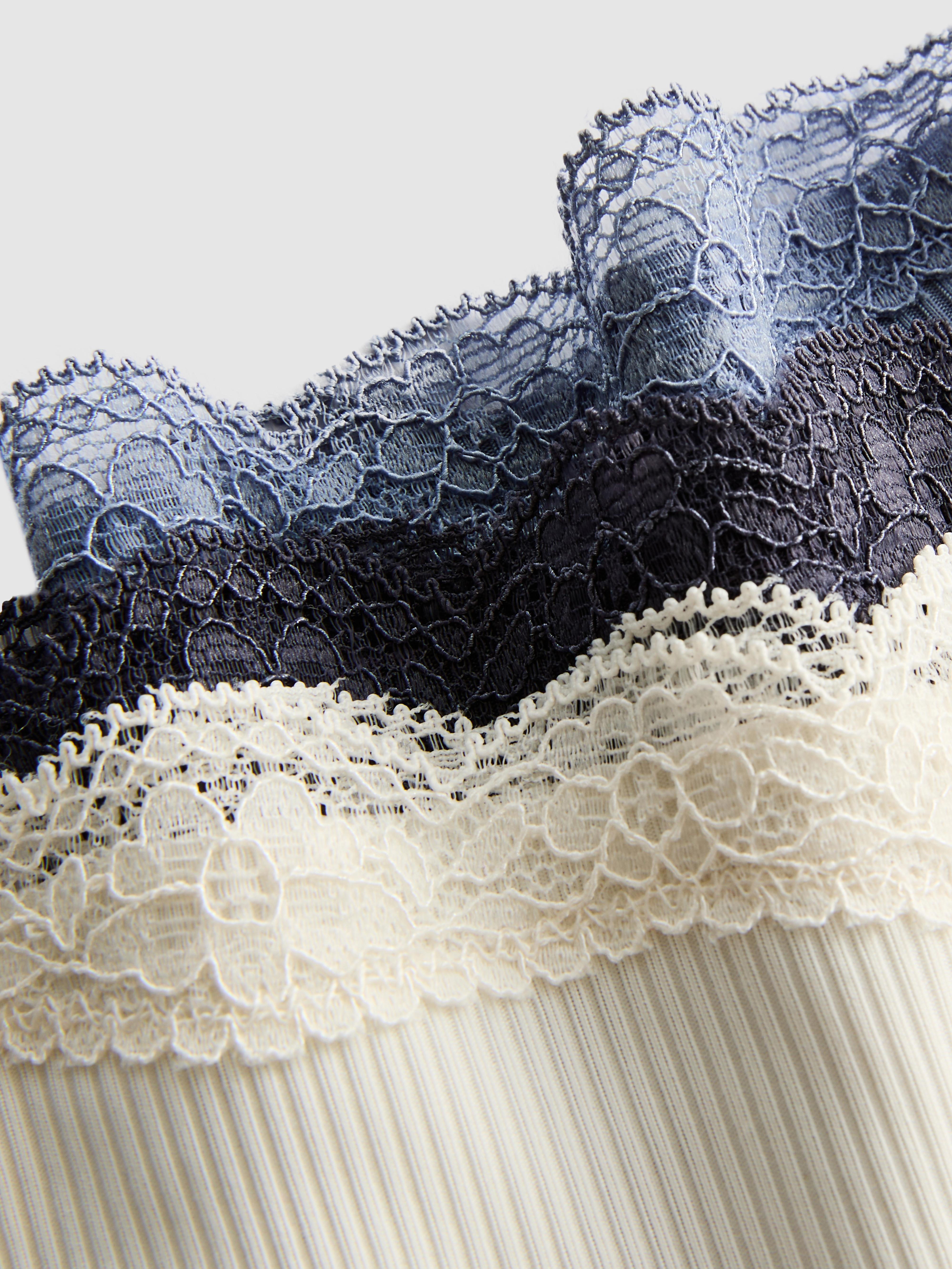 3pk Ribbed Hipster Briefs