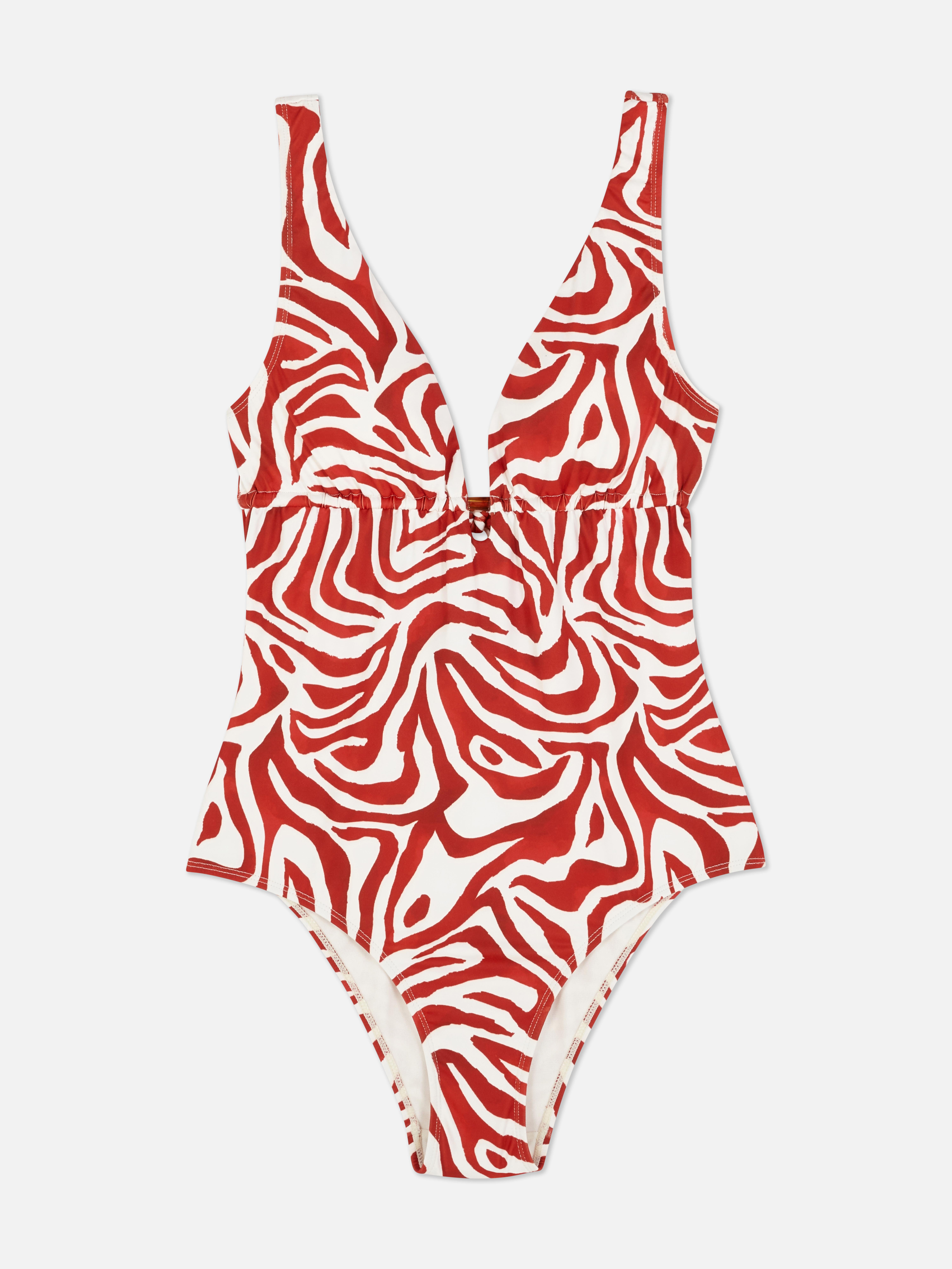 Sculpting V-Neck Swimsuit
