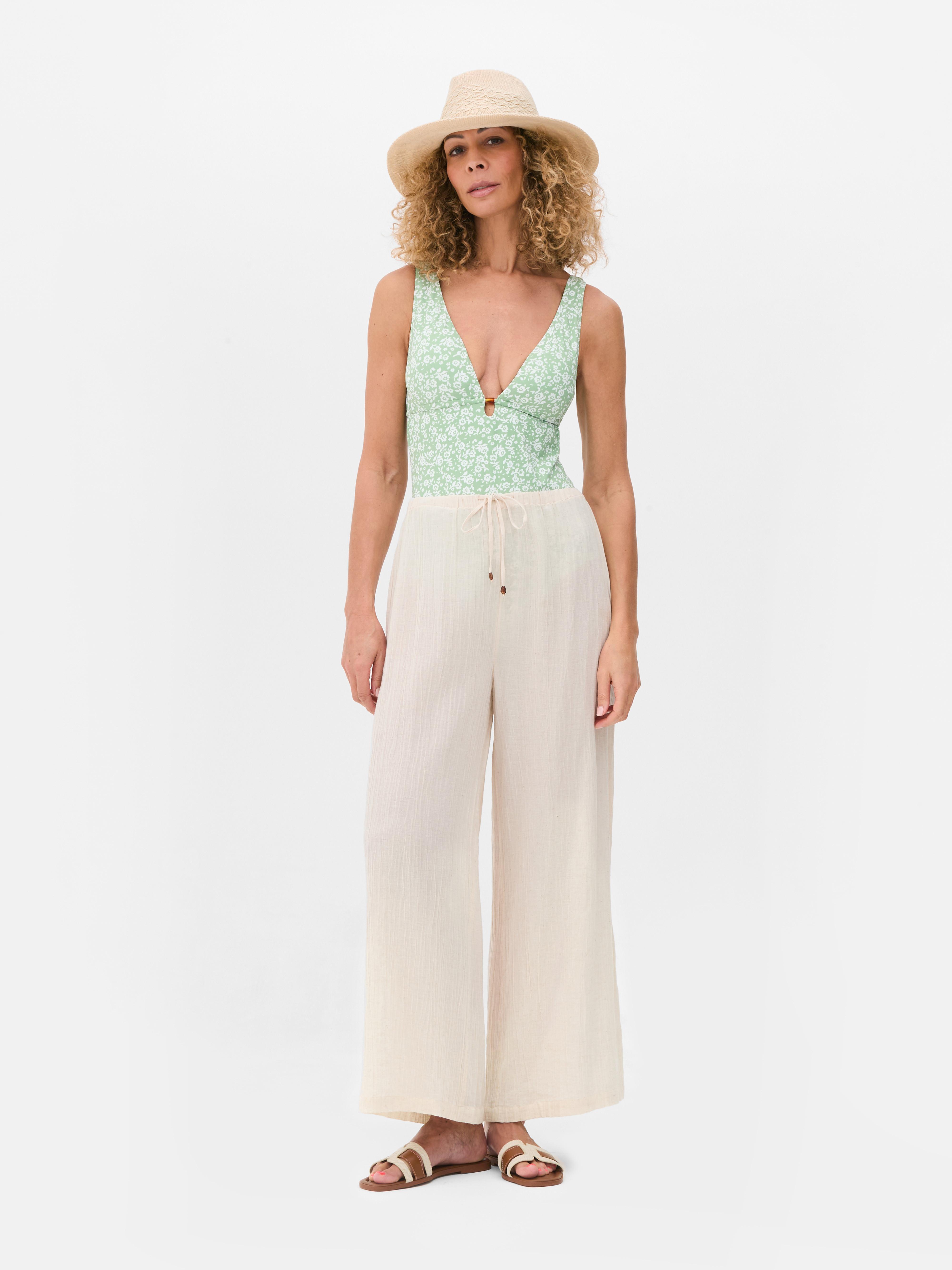 Sculpting V-Neck Swimsuit