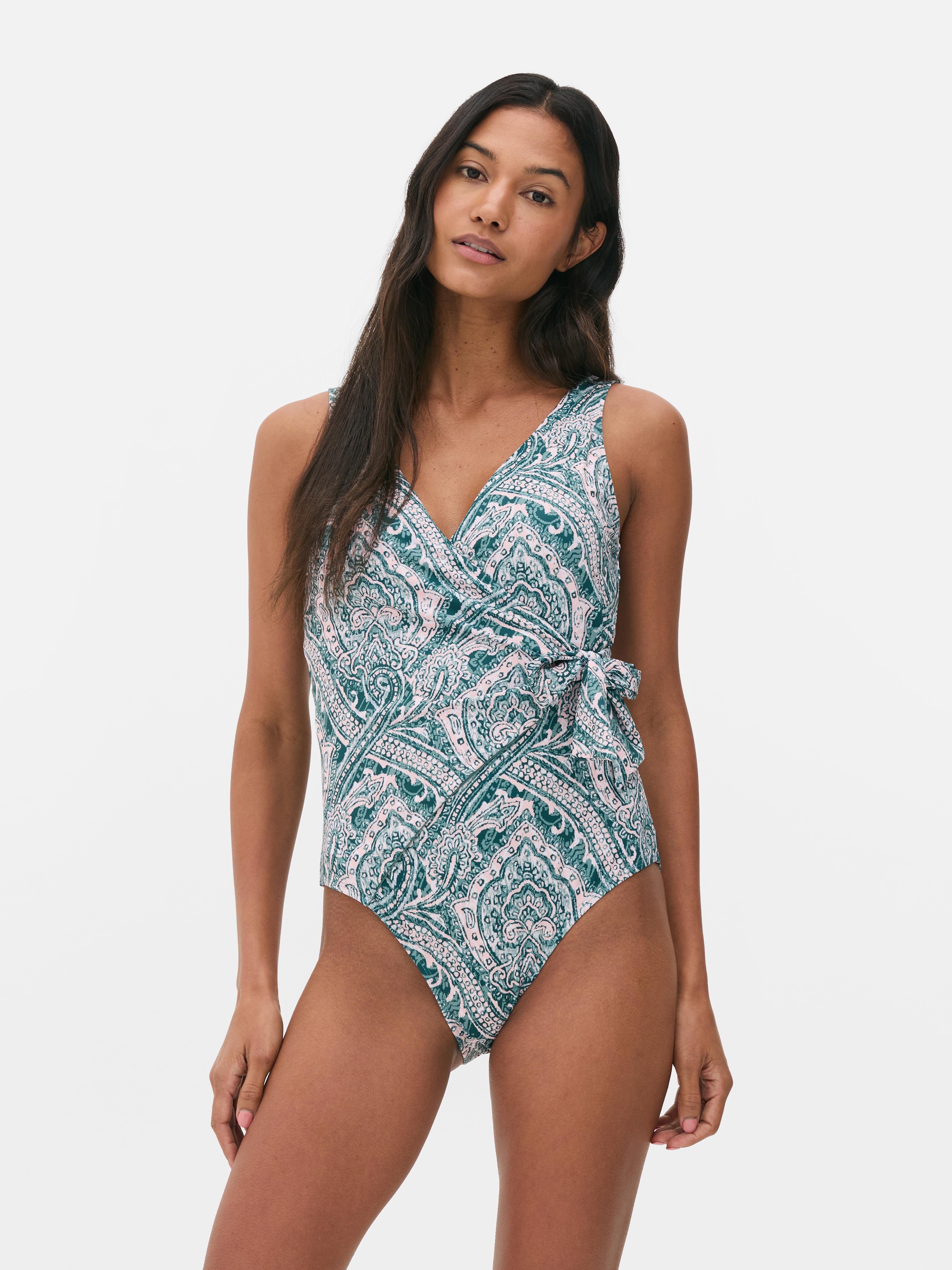Sculpting Wrap Swimsuit