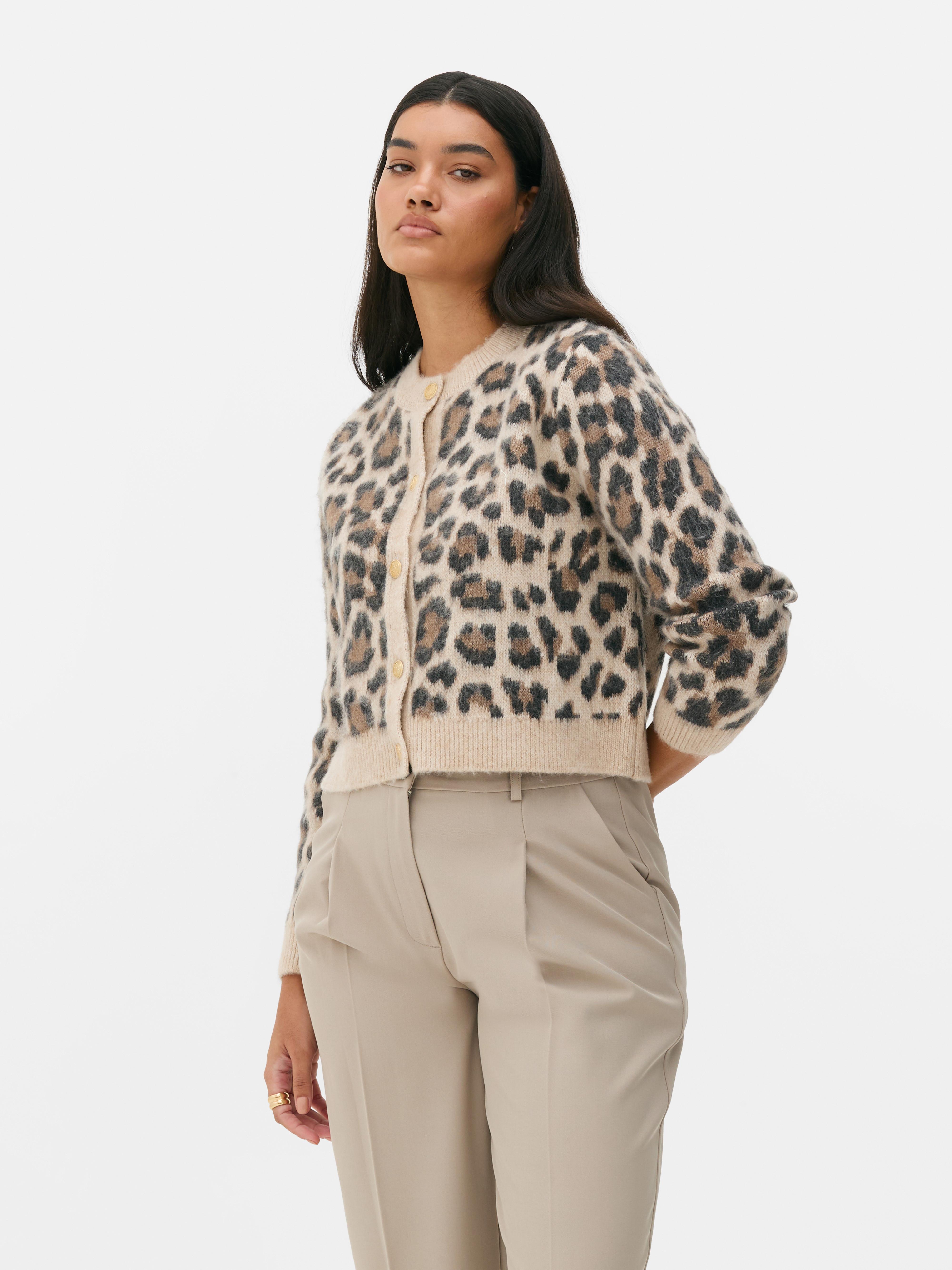 Leopard print jumper primark hotsell