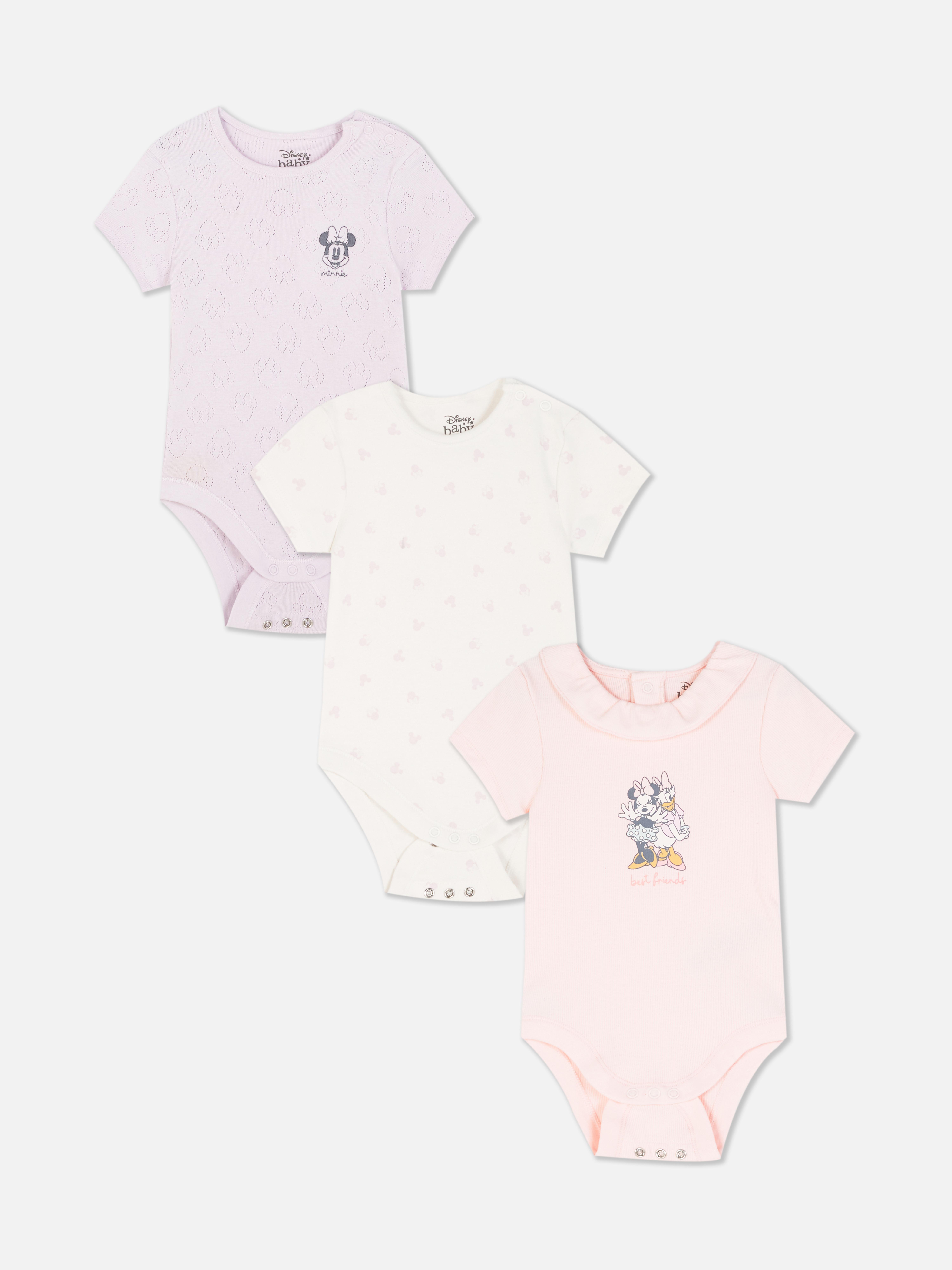 Rompertjes met korte mouwen Disney, set van 3