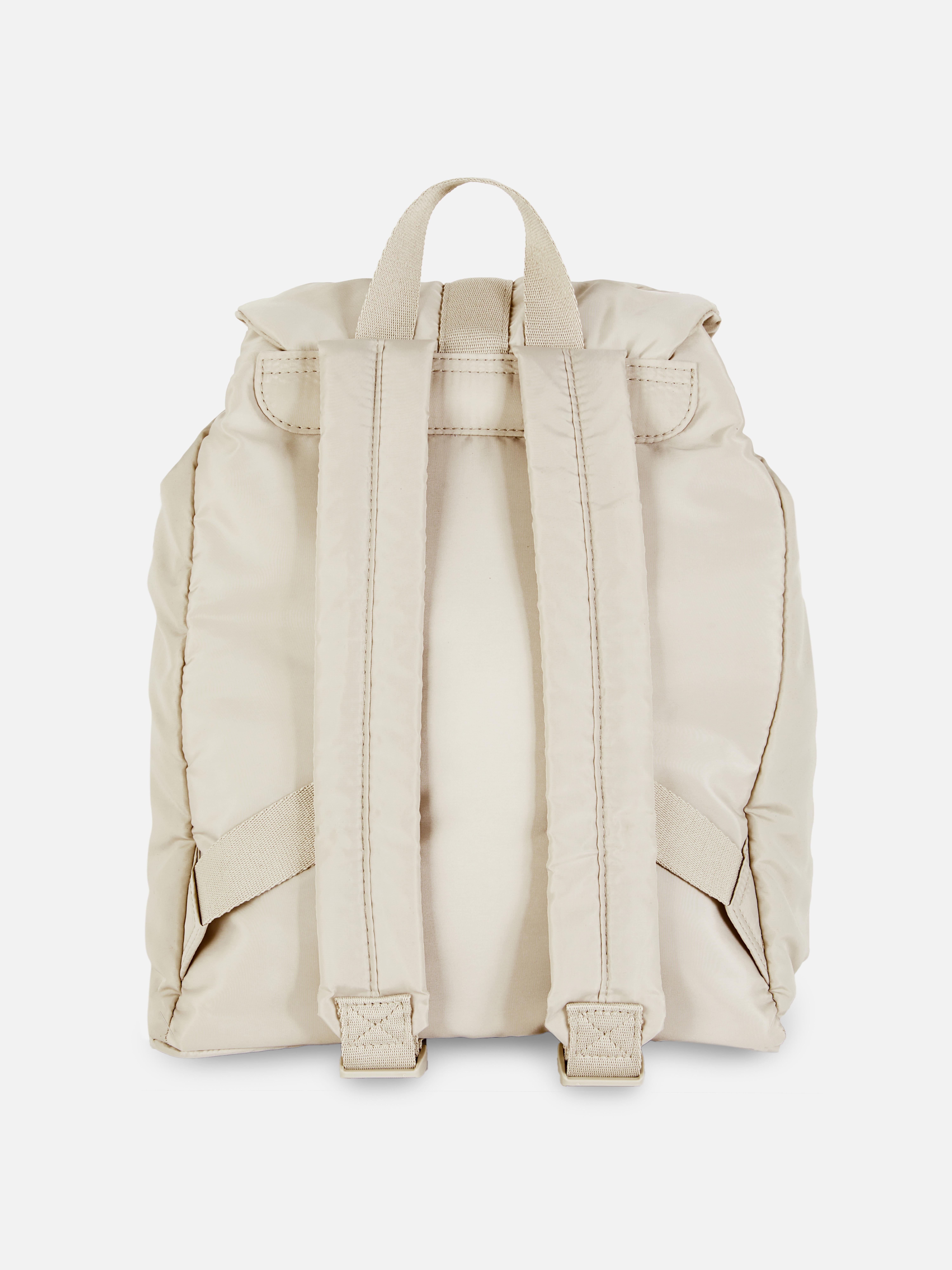 Womens Ecru Multi-Pocket Padded Backpack | Primark