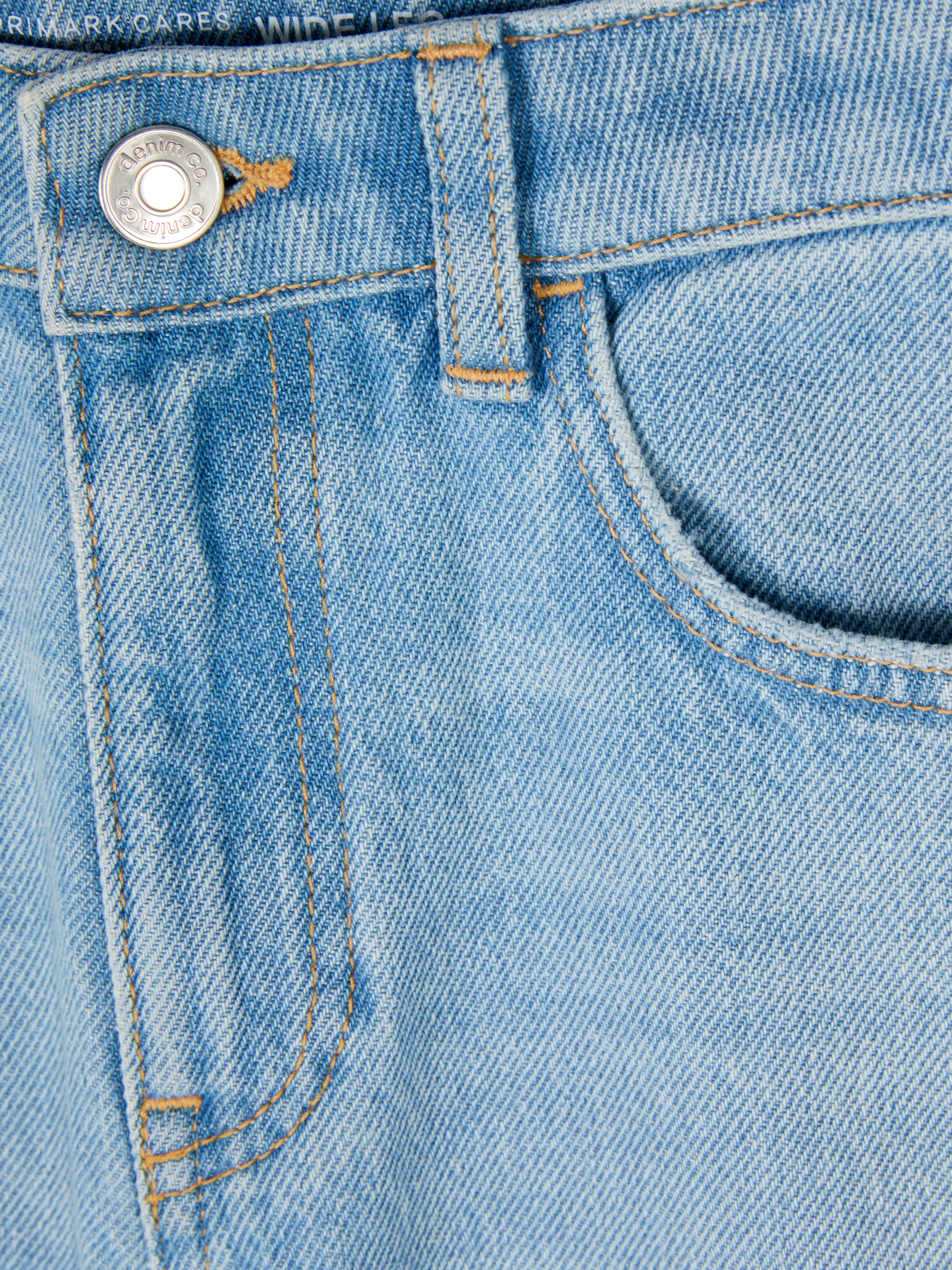 7-15yrs | Wide Leg Jeans