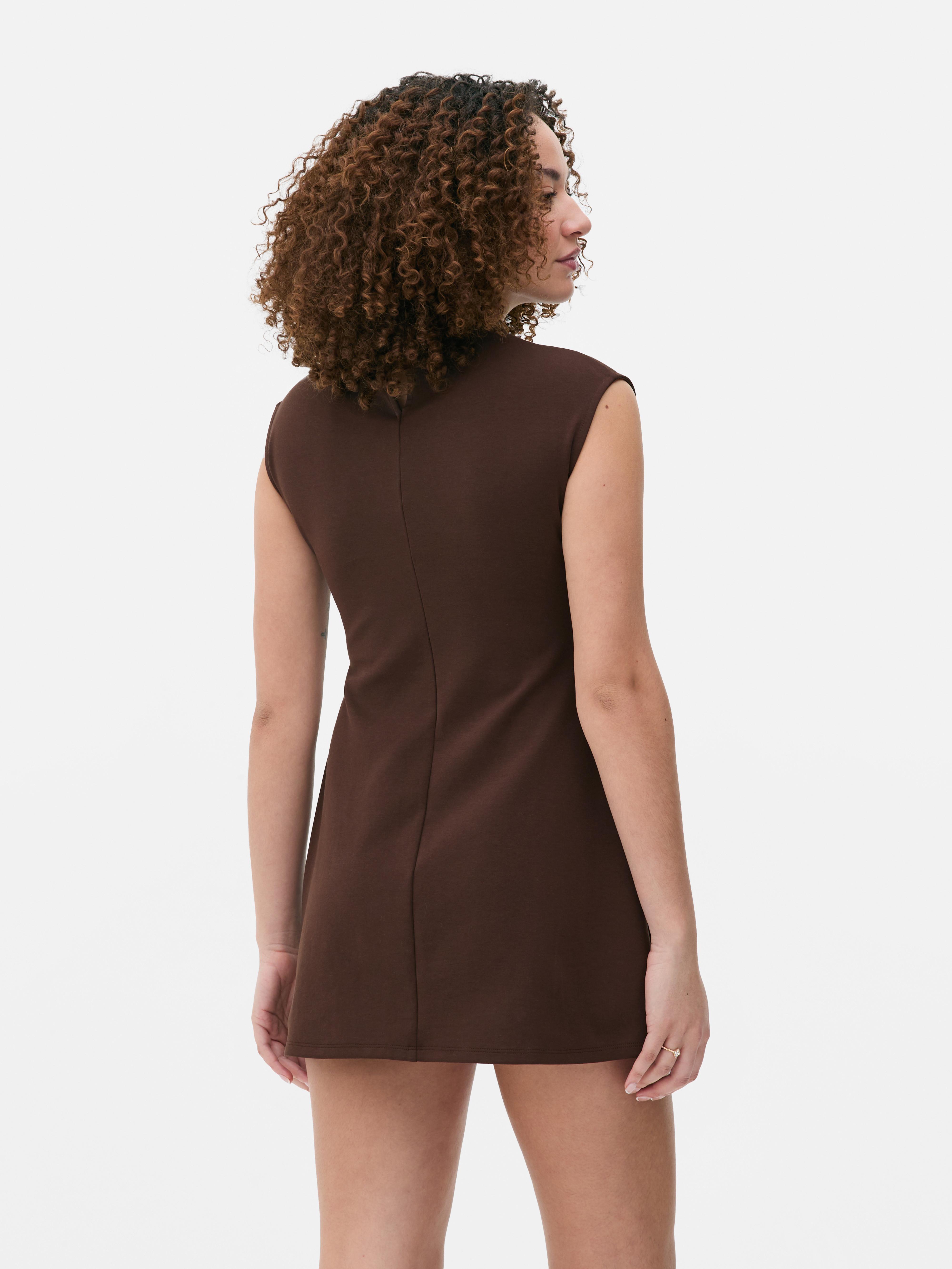 Miniabito con manica ad aletta