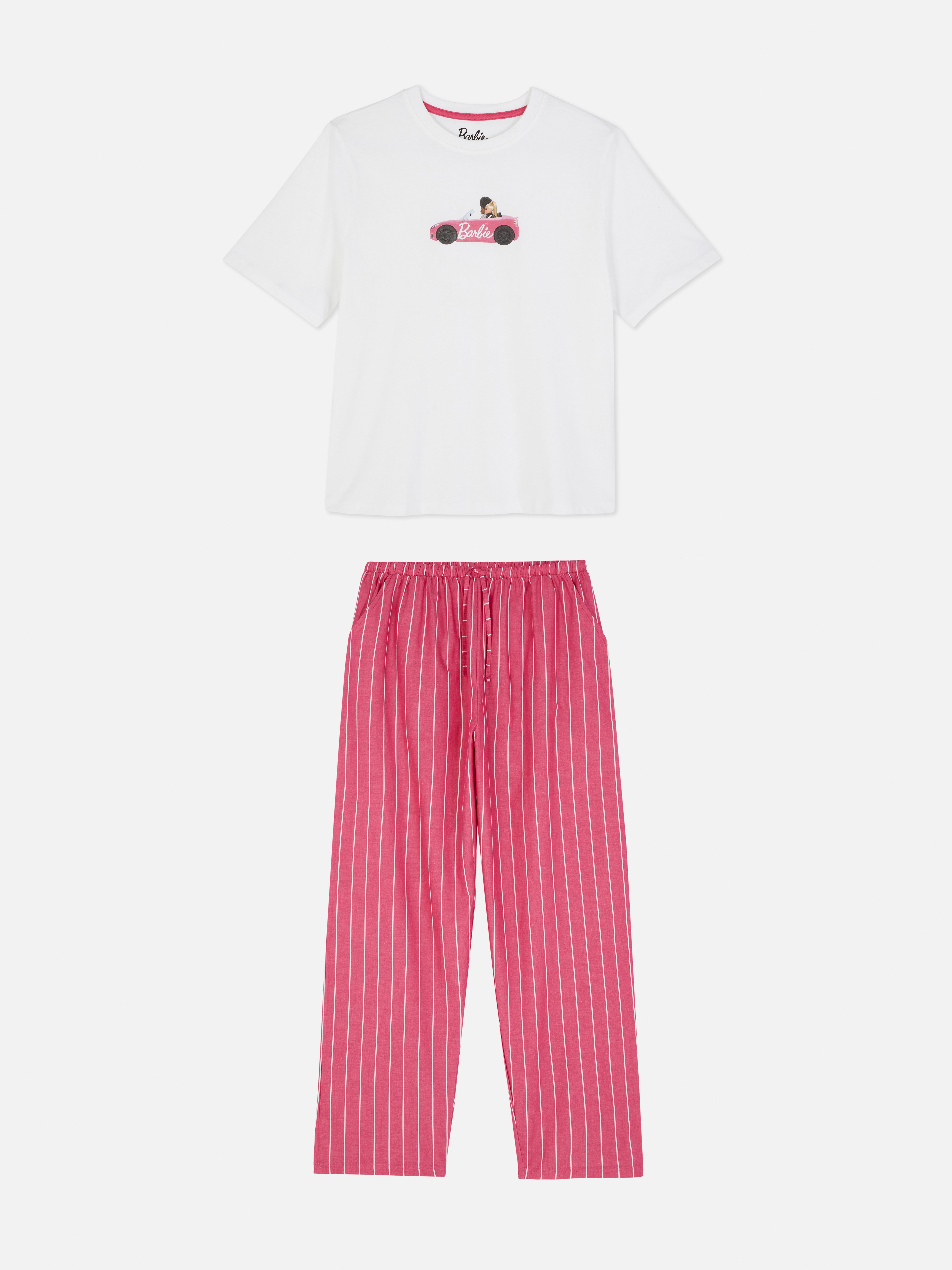 Pijama con estampado gráfico de Barbie