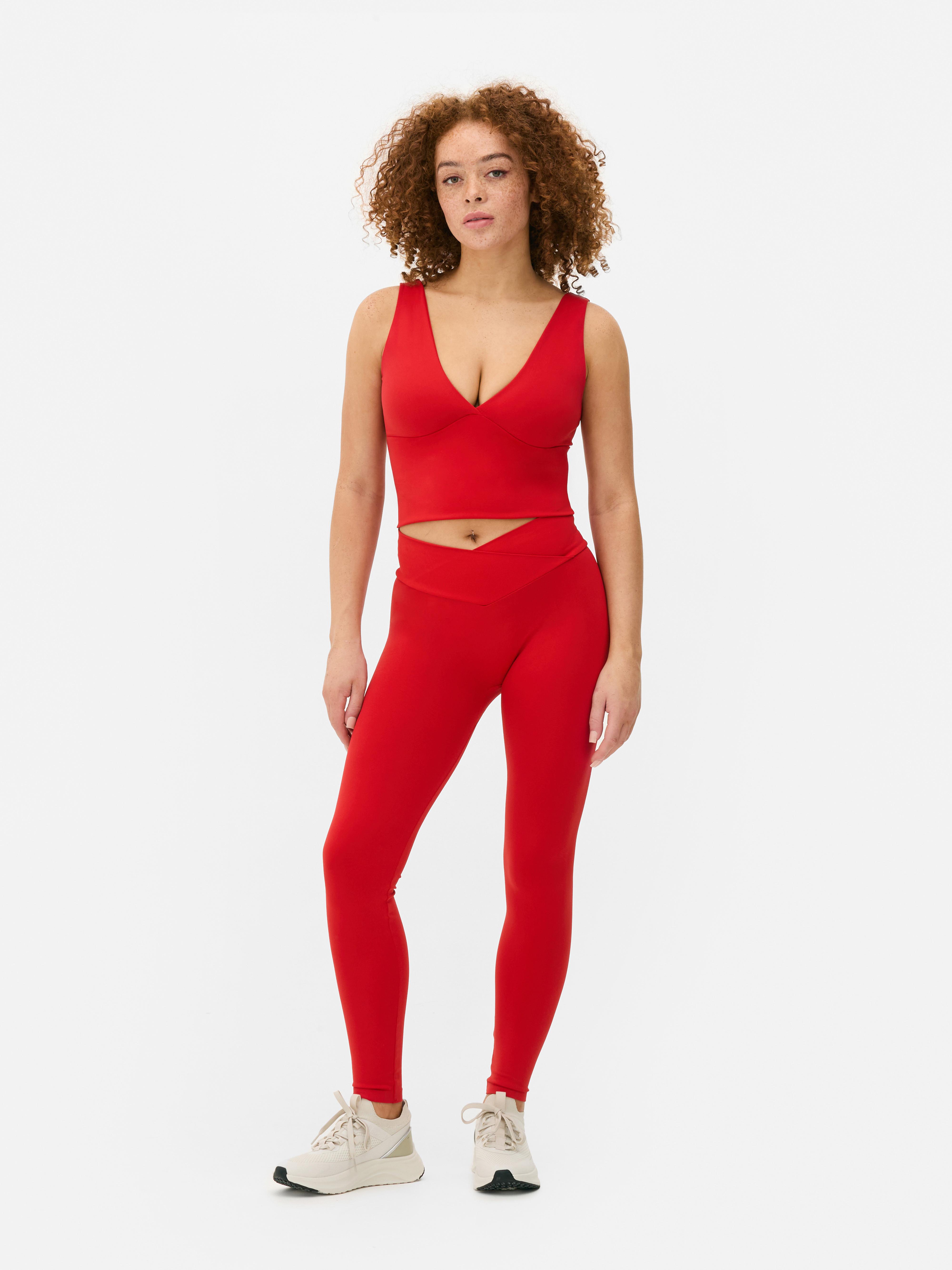 Naadloze legging met V-vormige taille