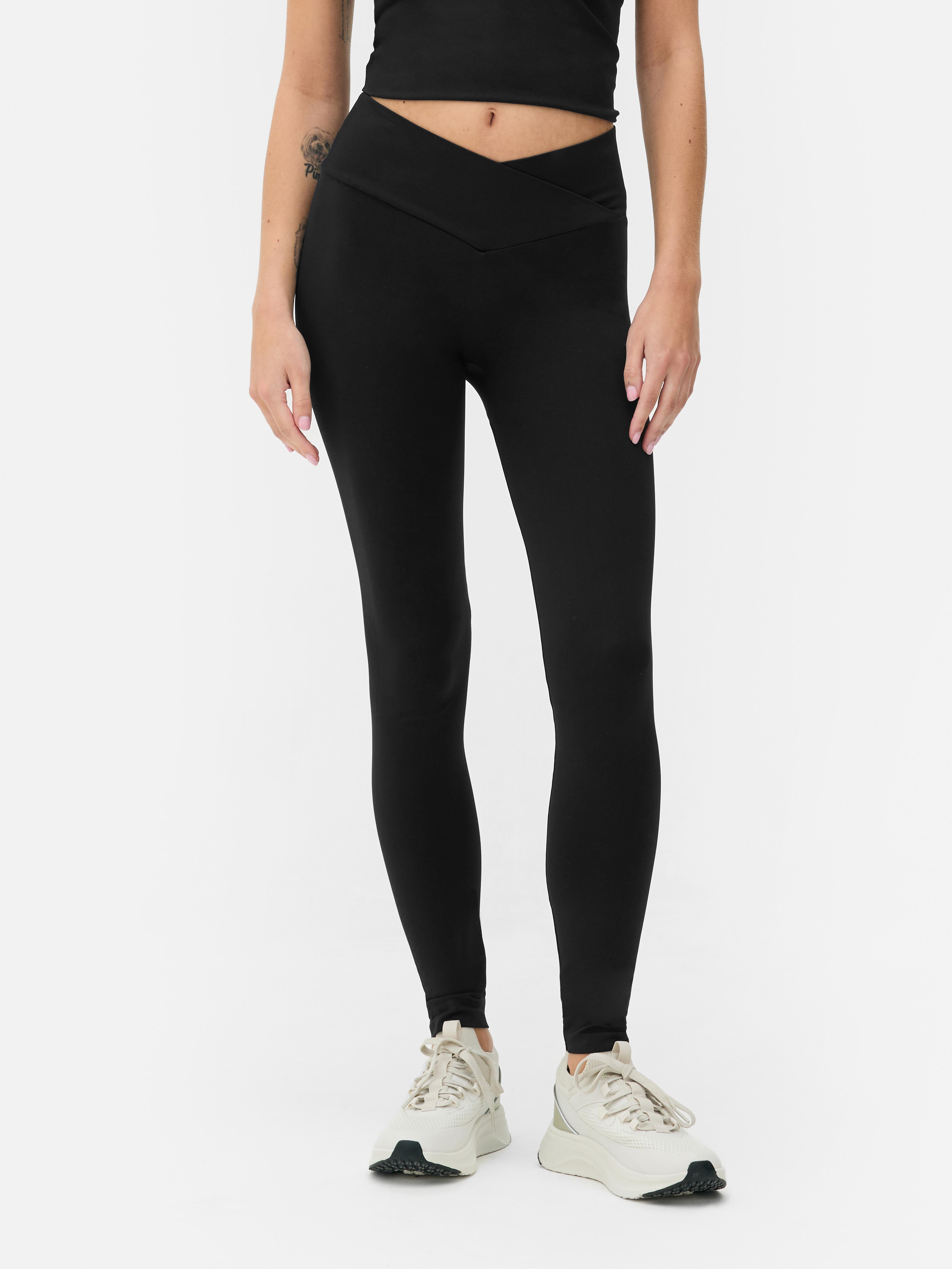 Naadloze legging met V-vormige taille