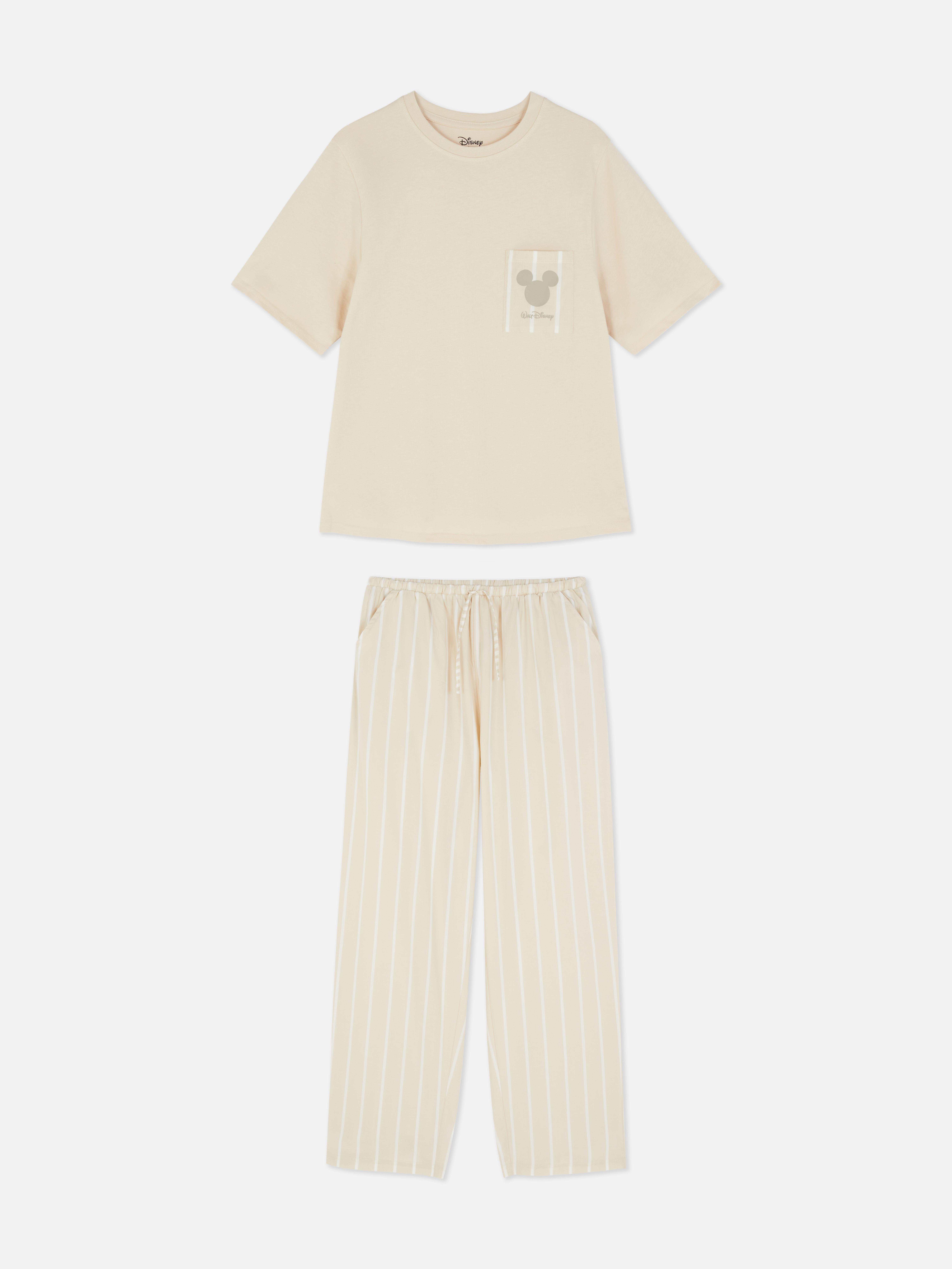 Disney T-Shirt and Trousers Pyjamas Stone