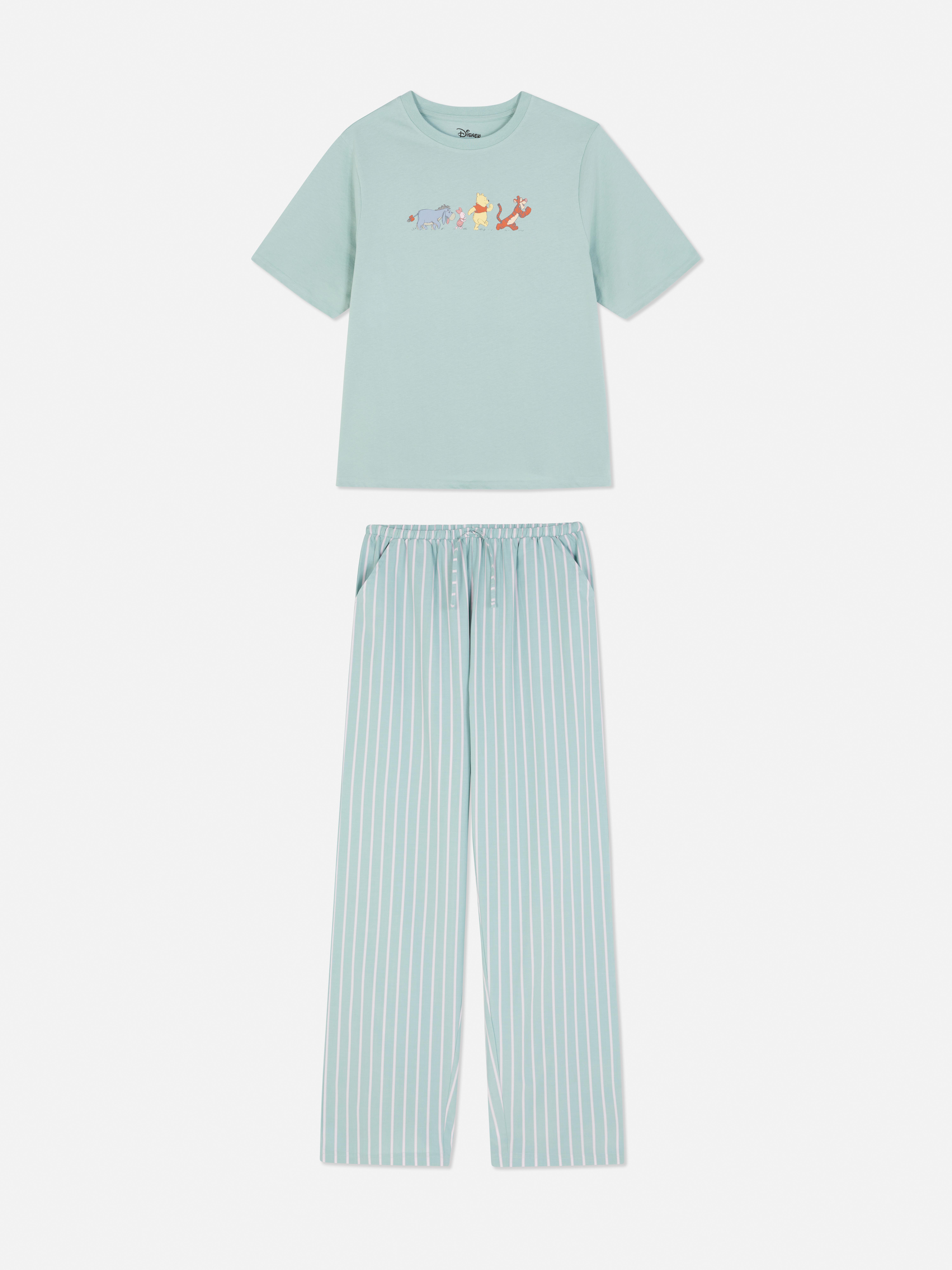 Disney T-Shirt and Trousers Pyjamas Khaki