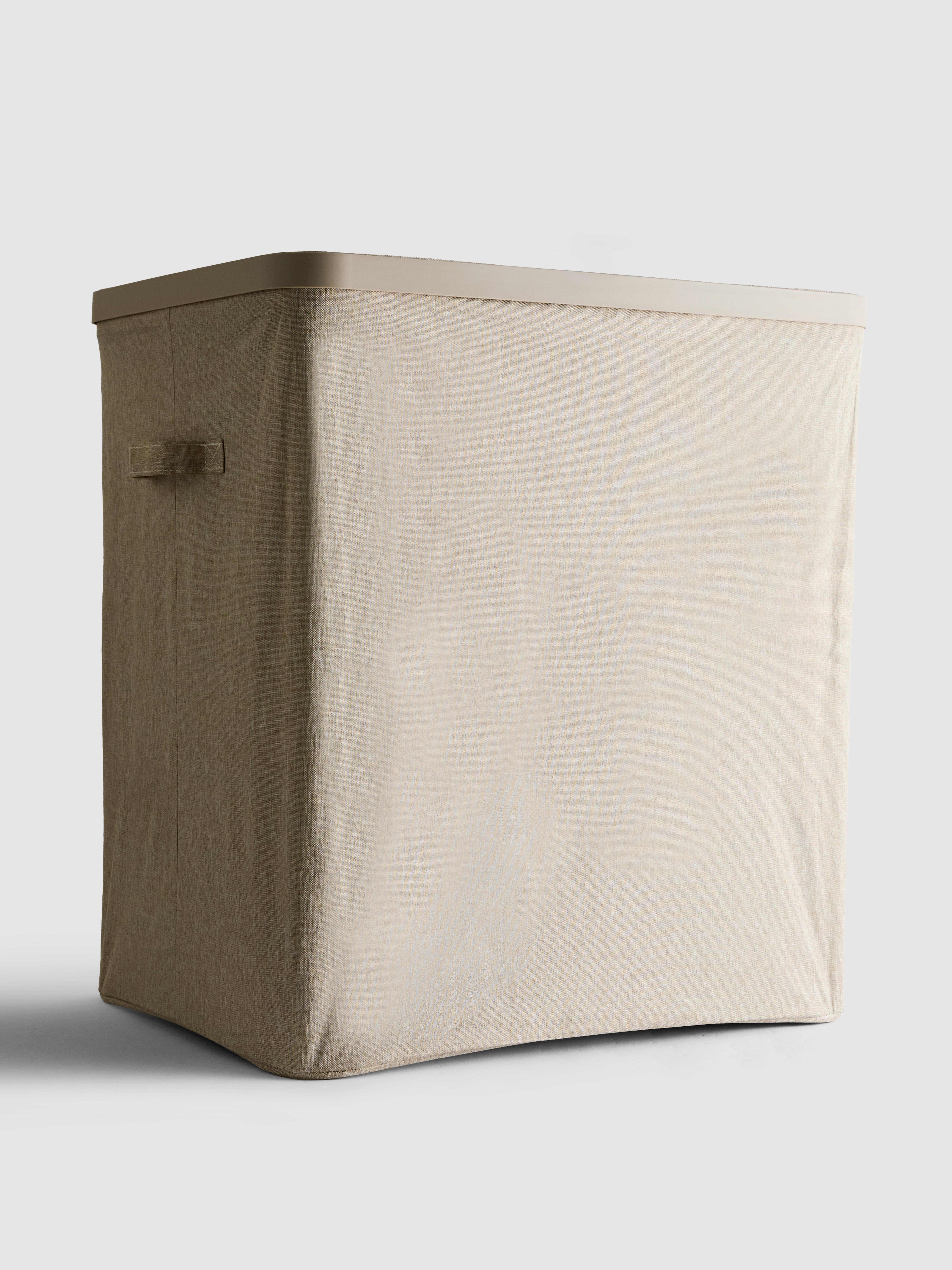 Wäschekorb mit zwei Fächern