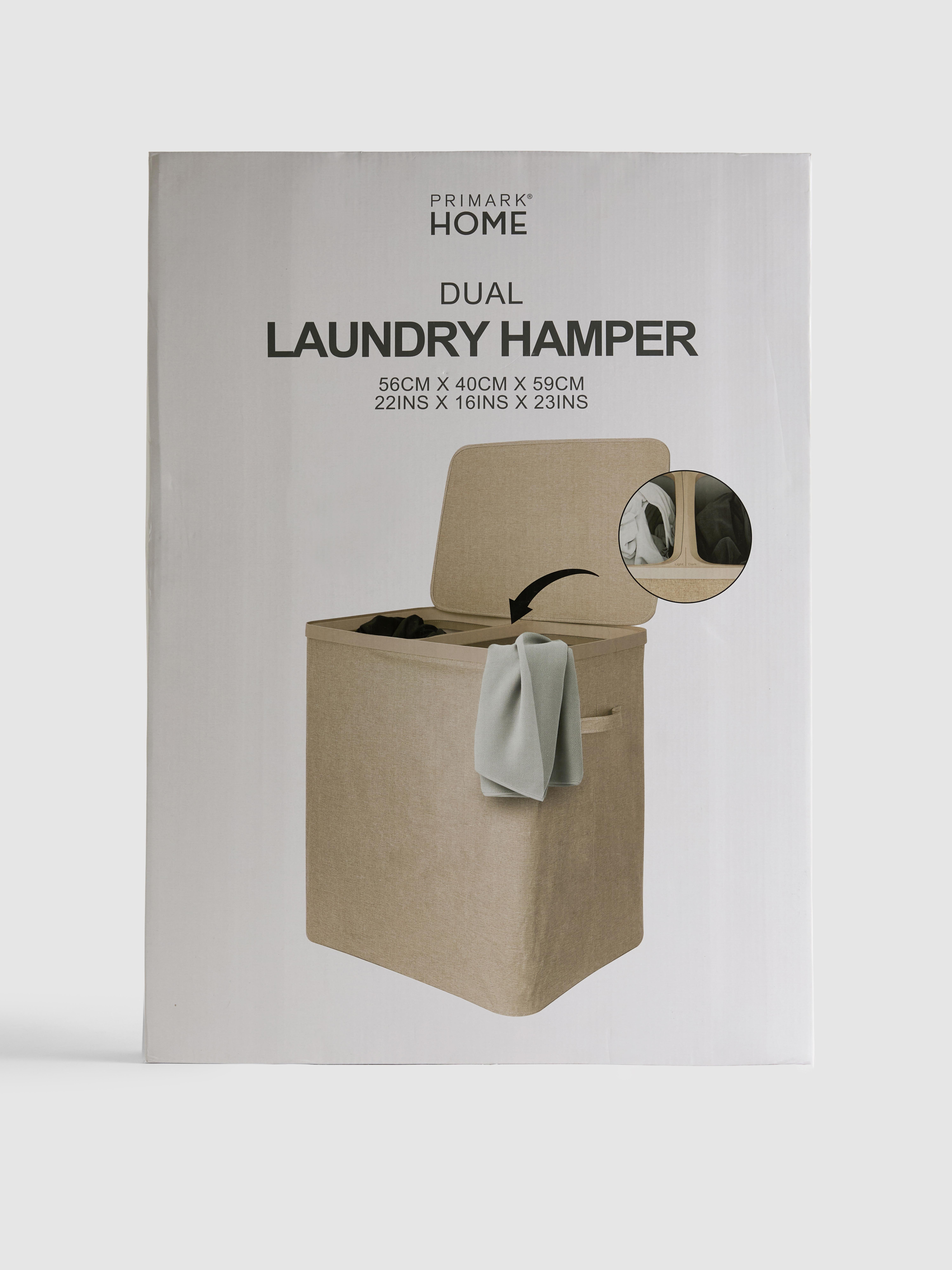 Double panier à linge