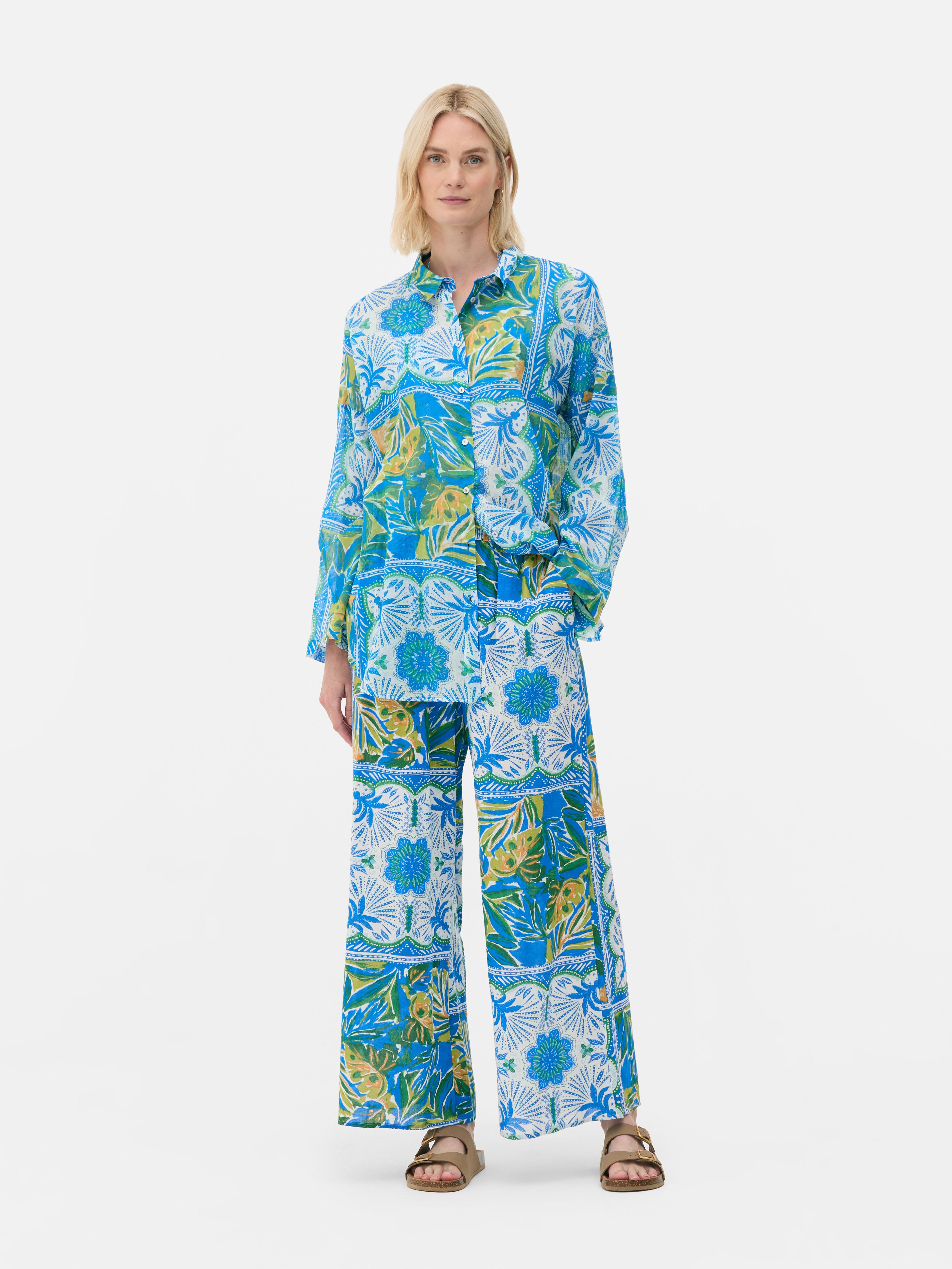 Printed Beach Shirt