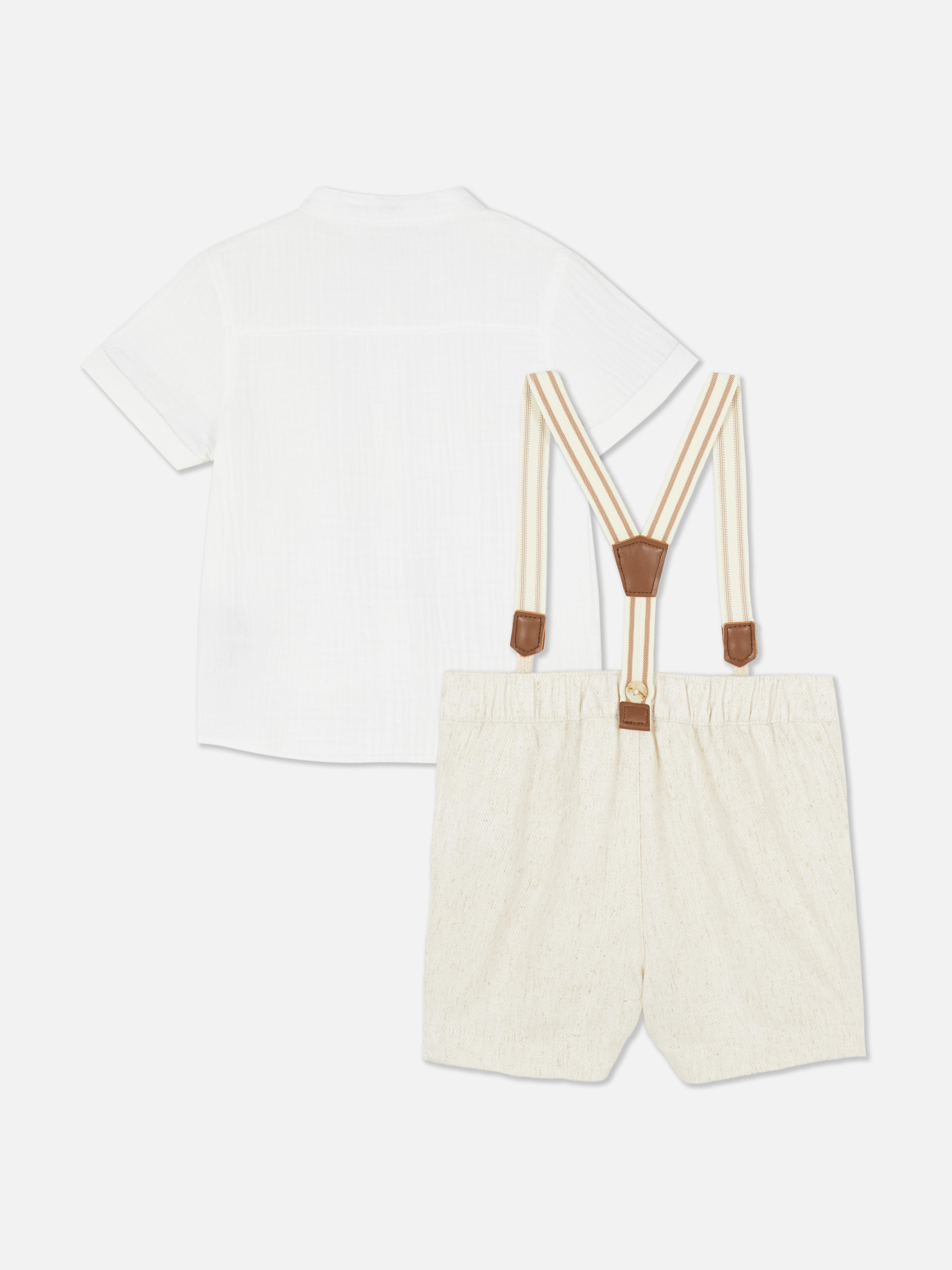 Suspenders and T-Shirt Set