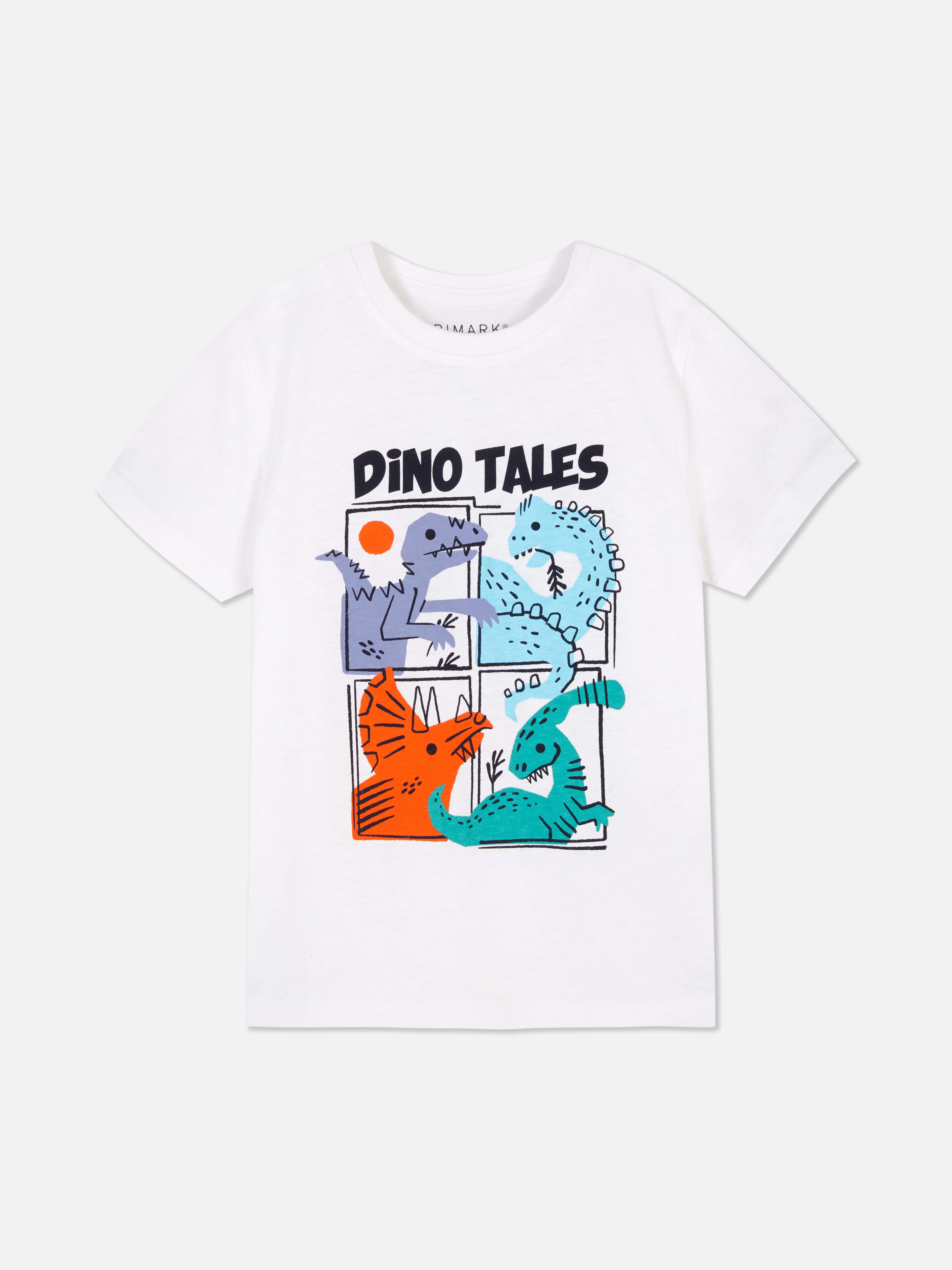 T-shirt à motif et manches courtes
