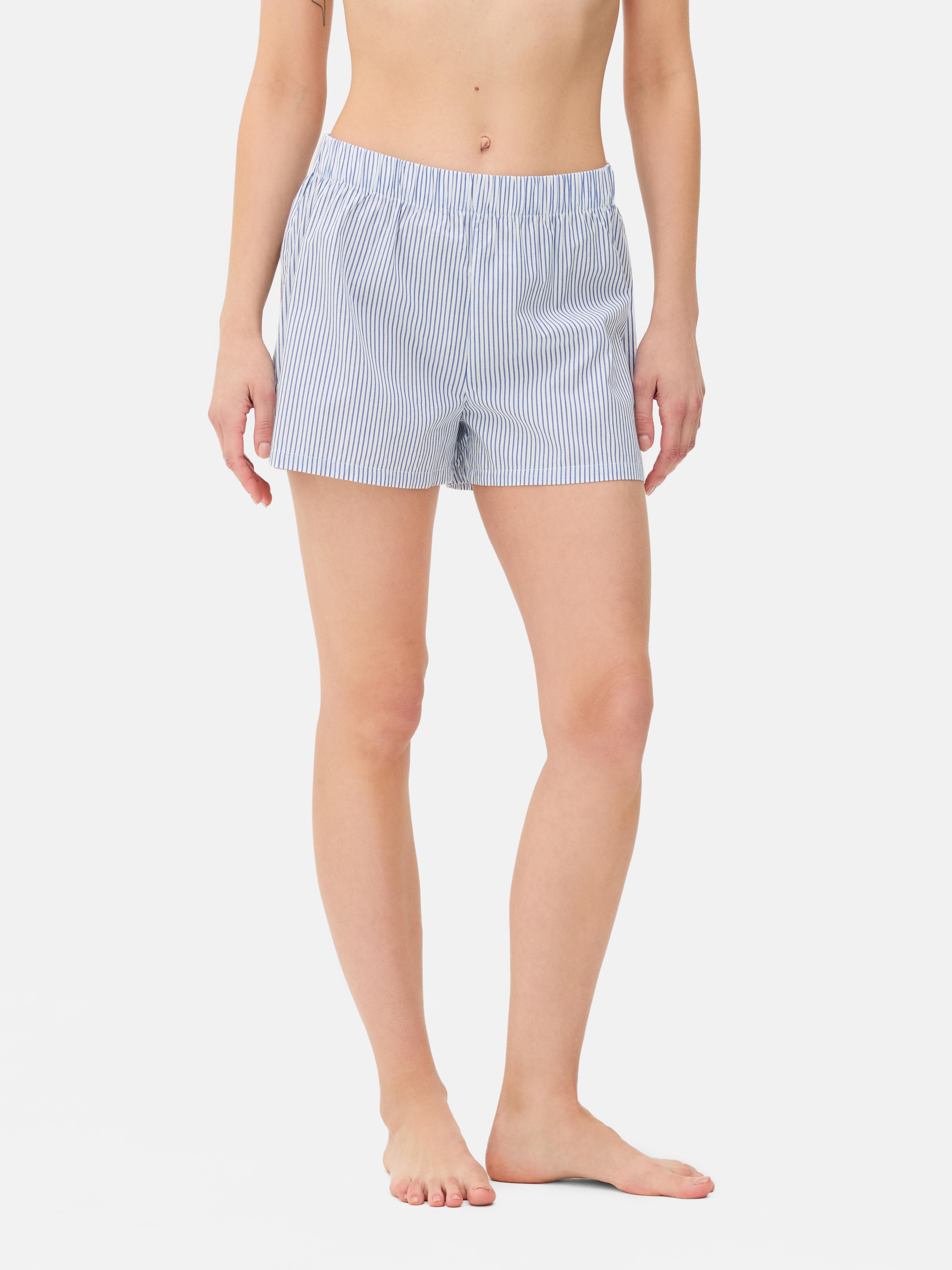 Geruite pyjamashort