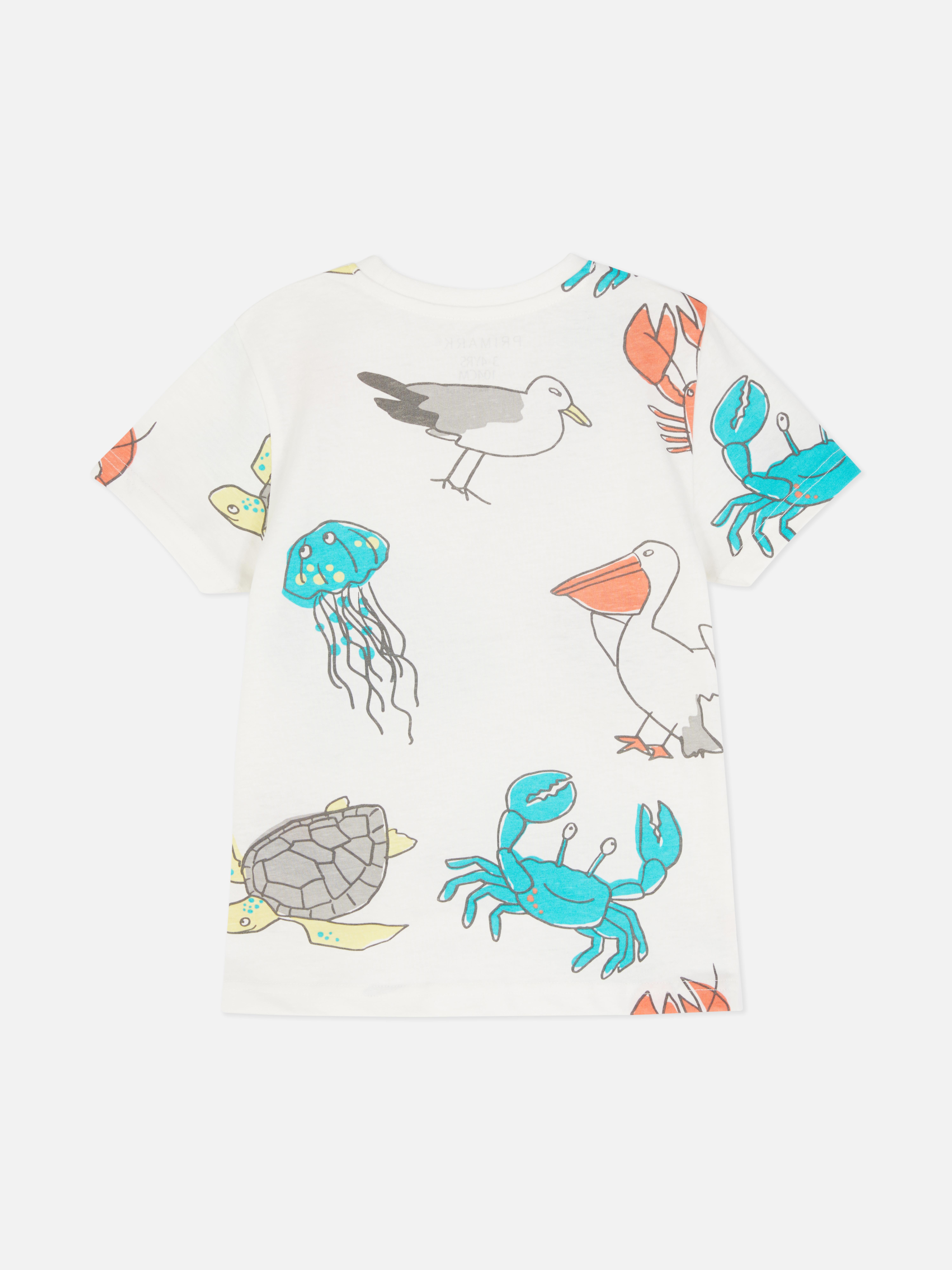 T-shirt à manches courtes et motifs
