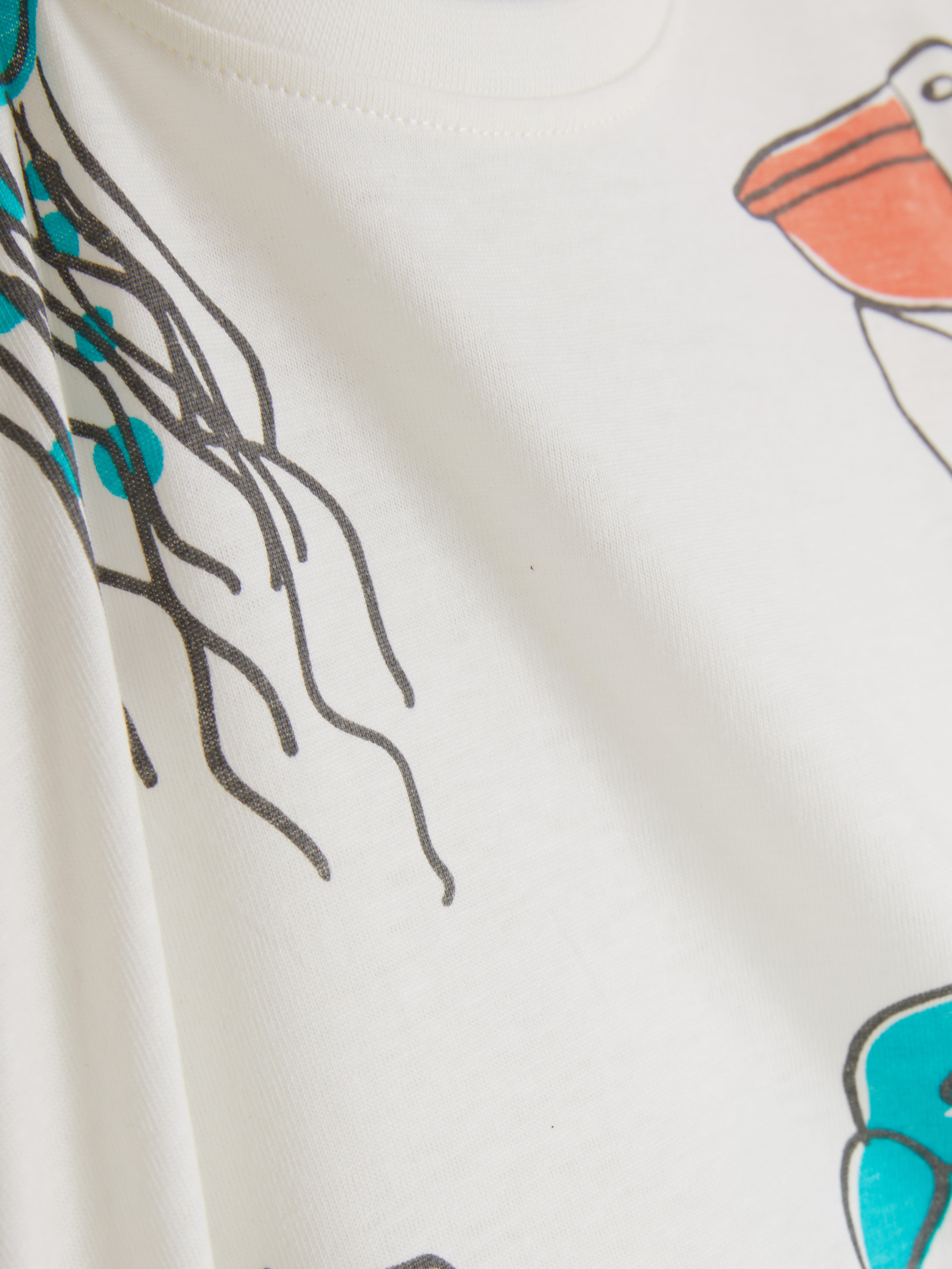 T-shirt à manches courtes et motifs