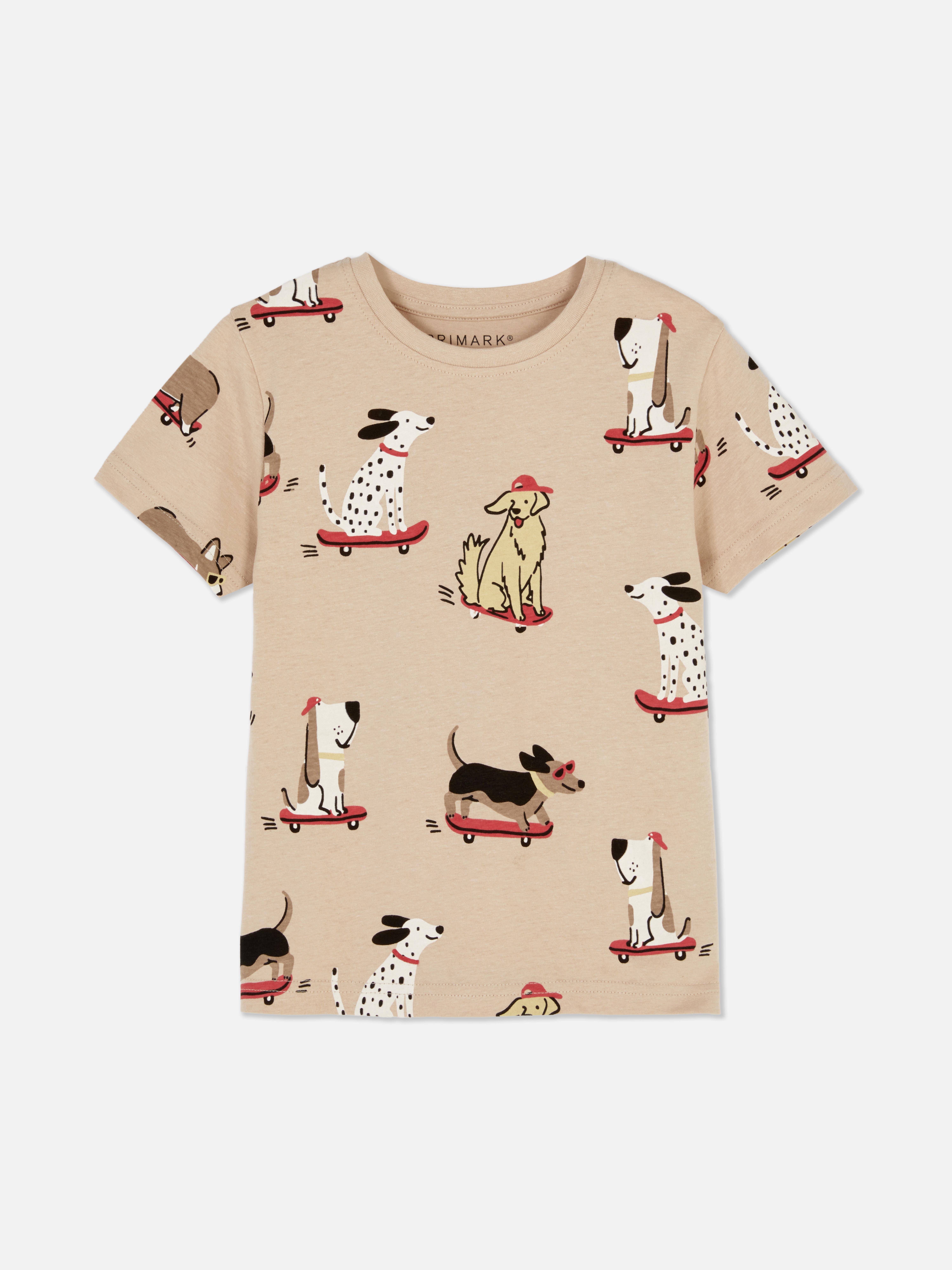 Camiseta de manga corta estampada