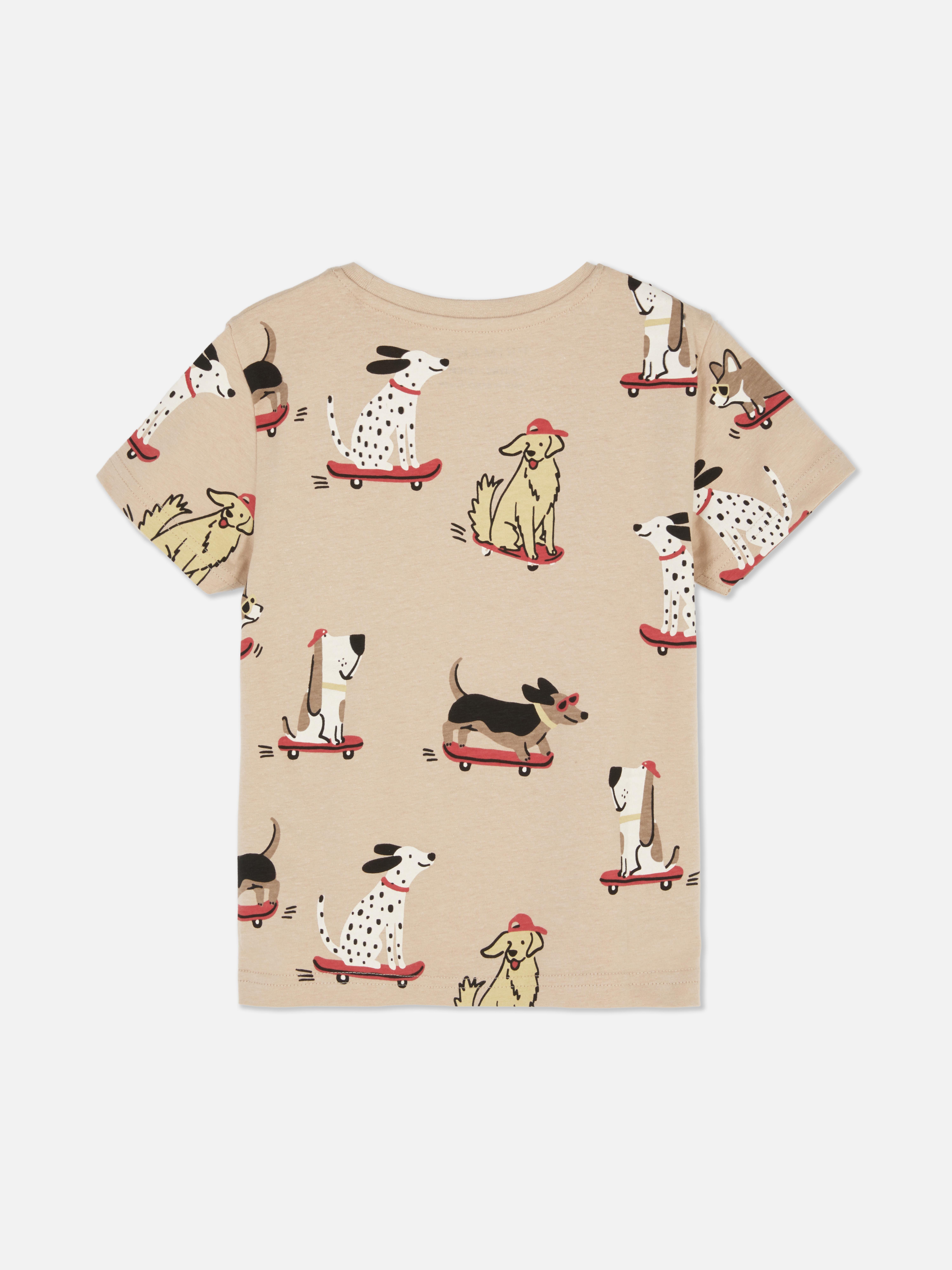Camiseta de manga corta estampada