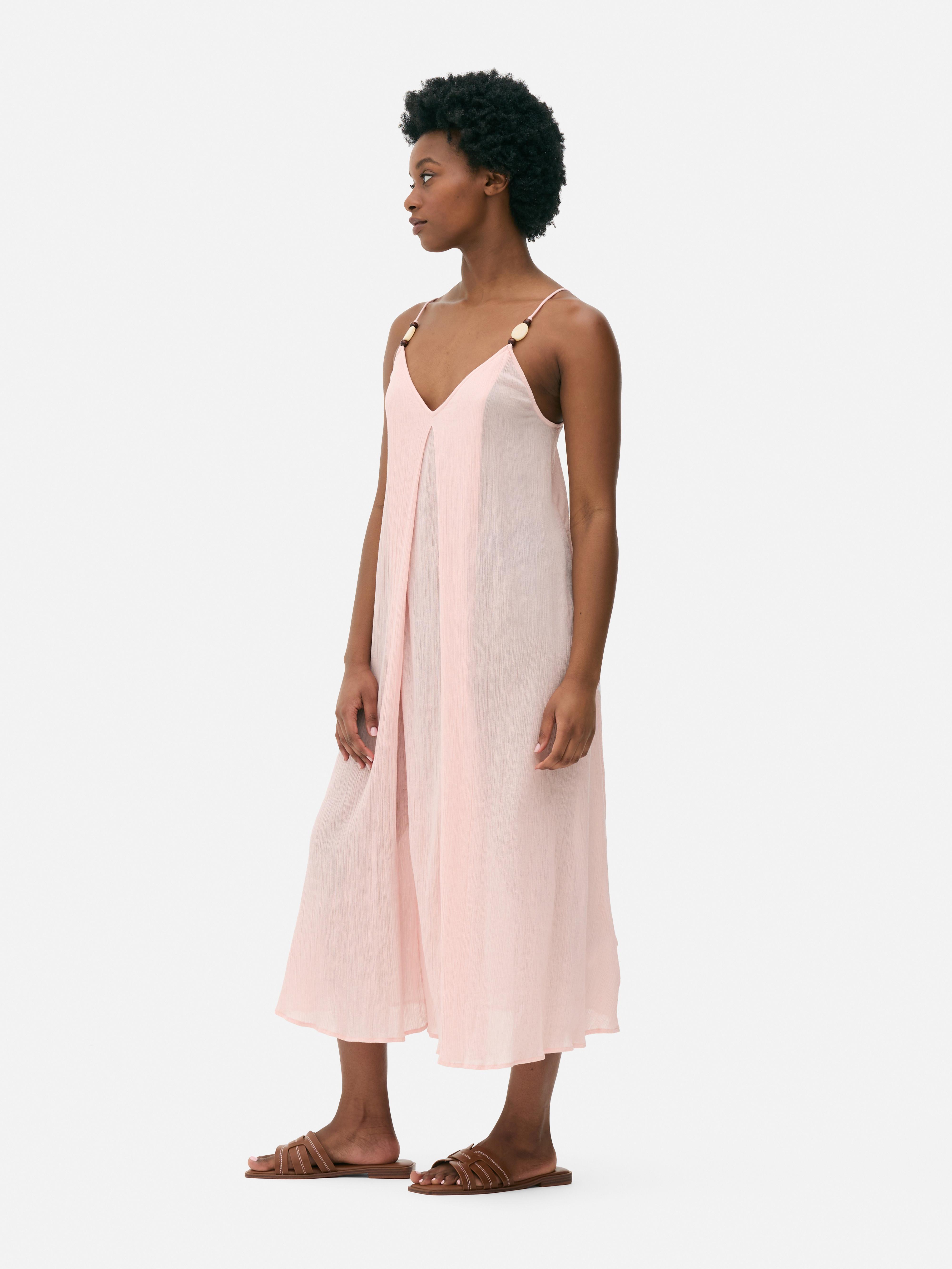 Boho Beaded Maxi Dress