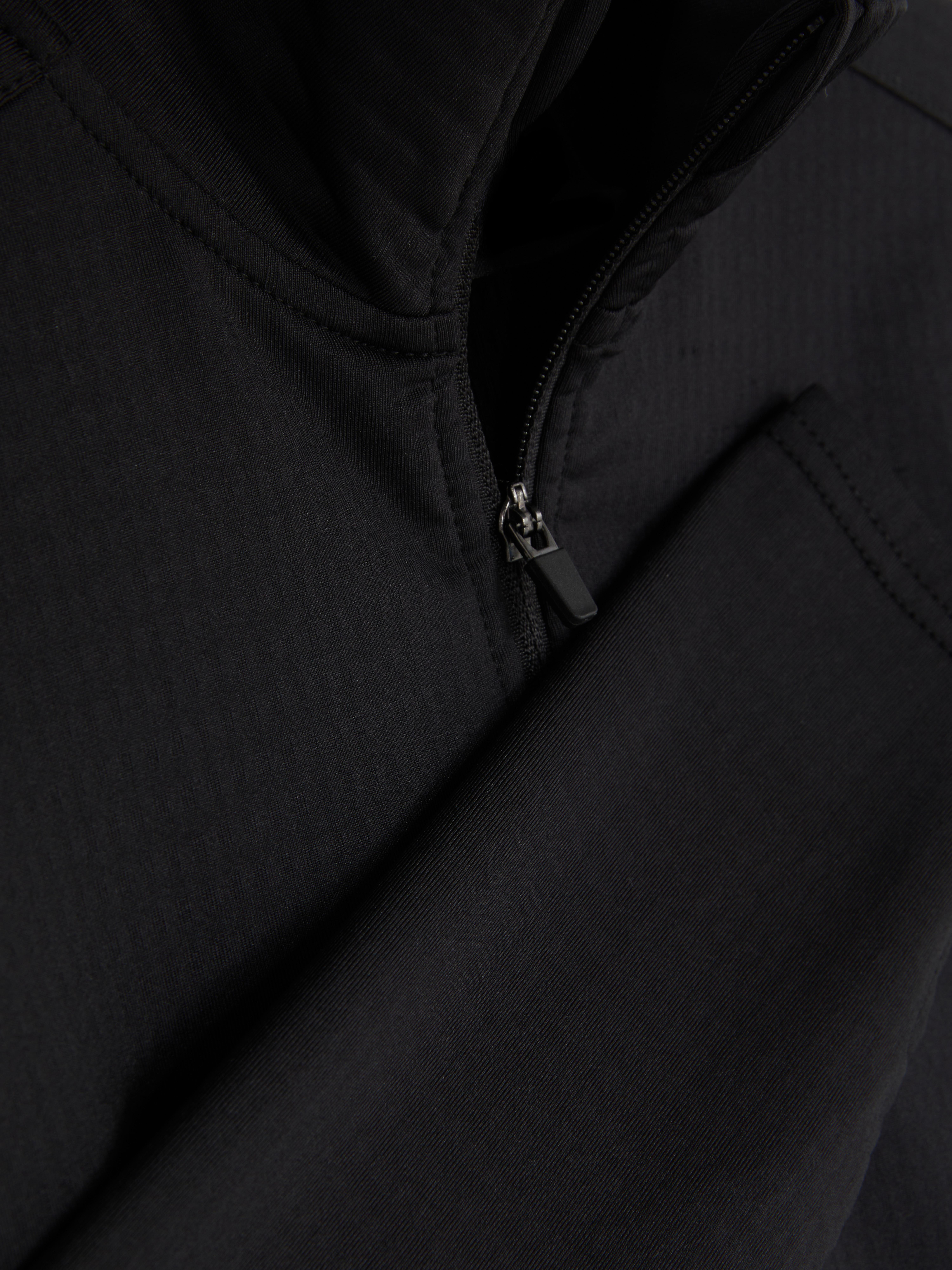 Funnel Neck Half-Zip Sweatshirt