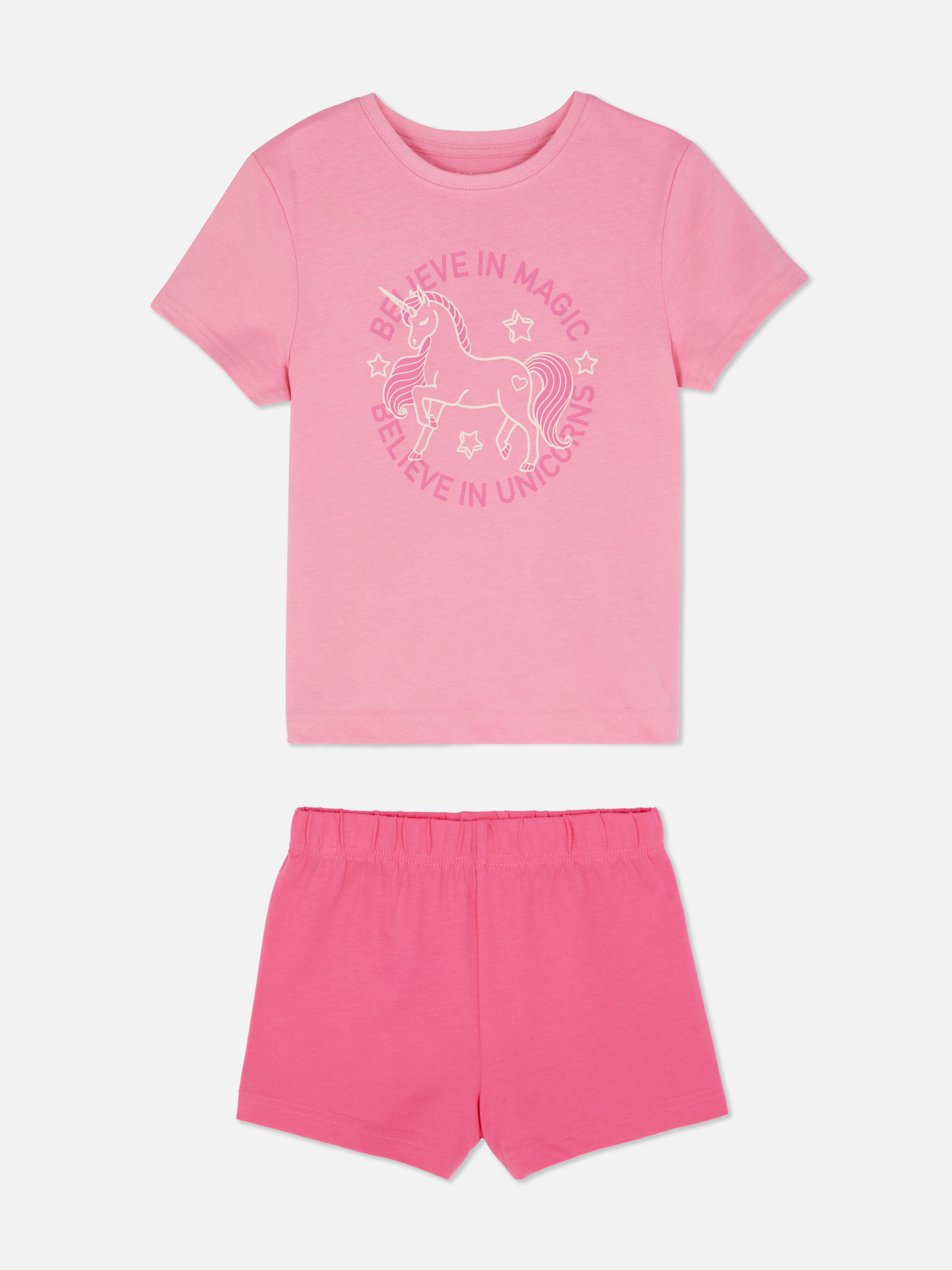 Pyjama met eenhoornprint