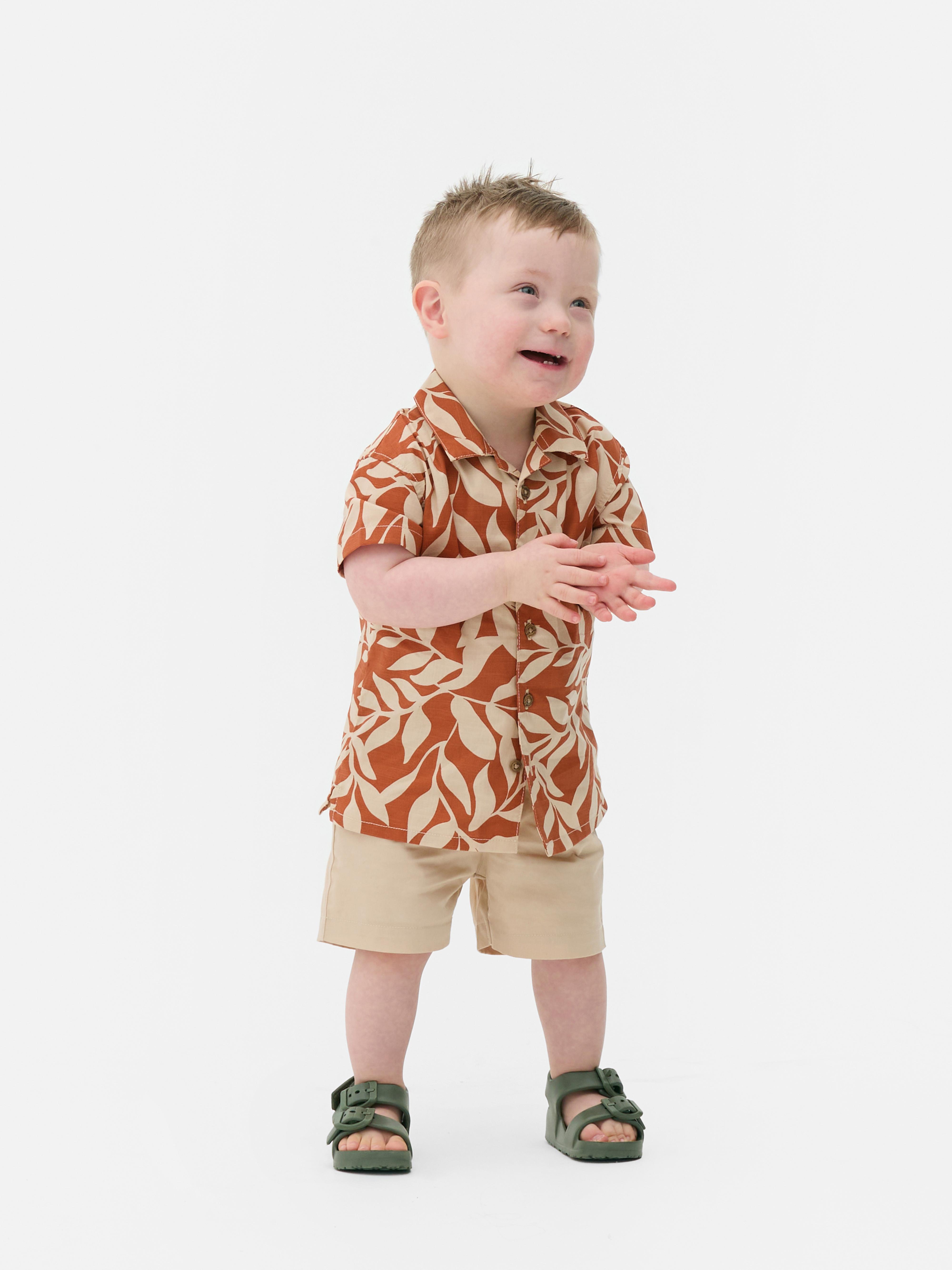 Ensemble chemise et short imprimé