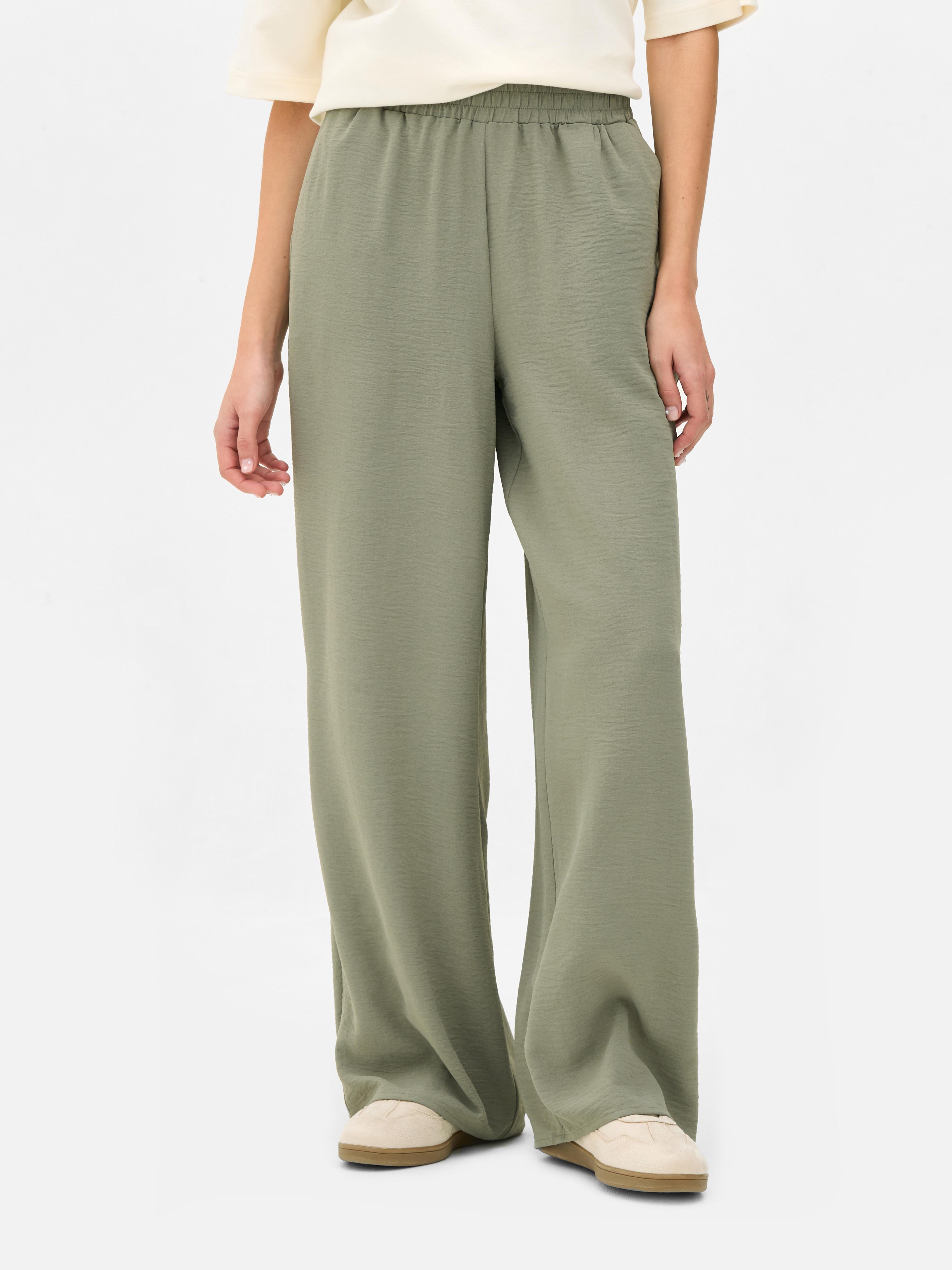 Schlupfhose mit weitem Bein