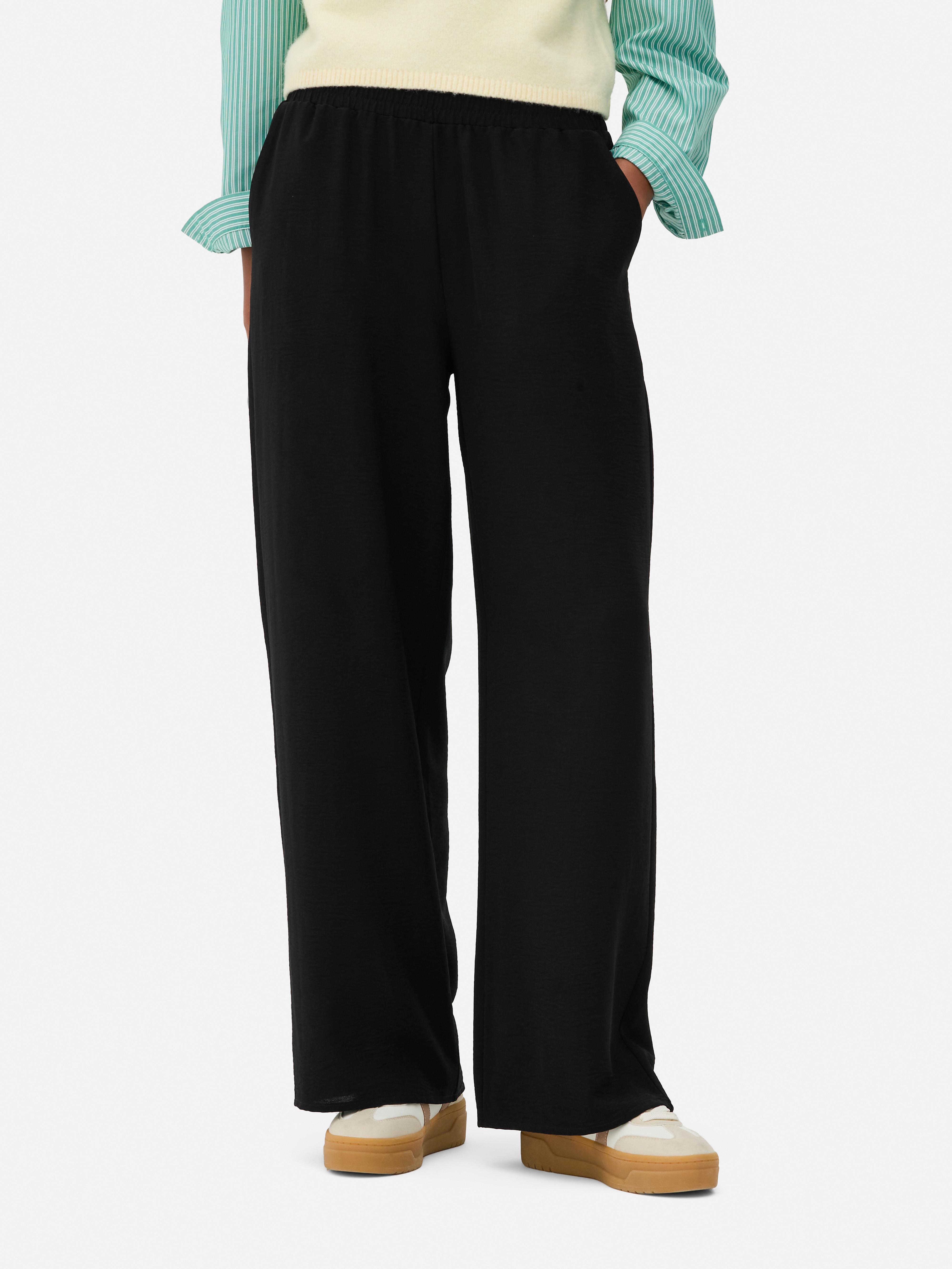 Schlupfhose mit weitem Bein