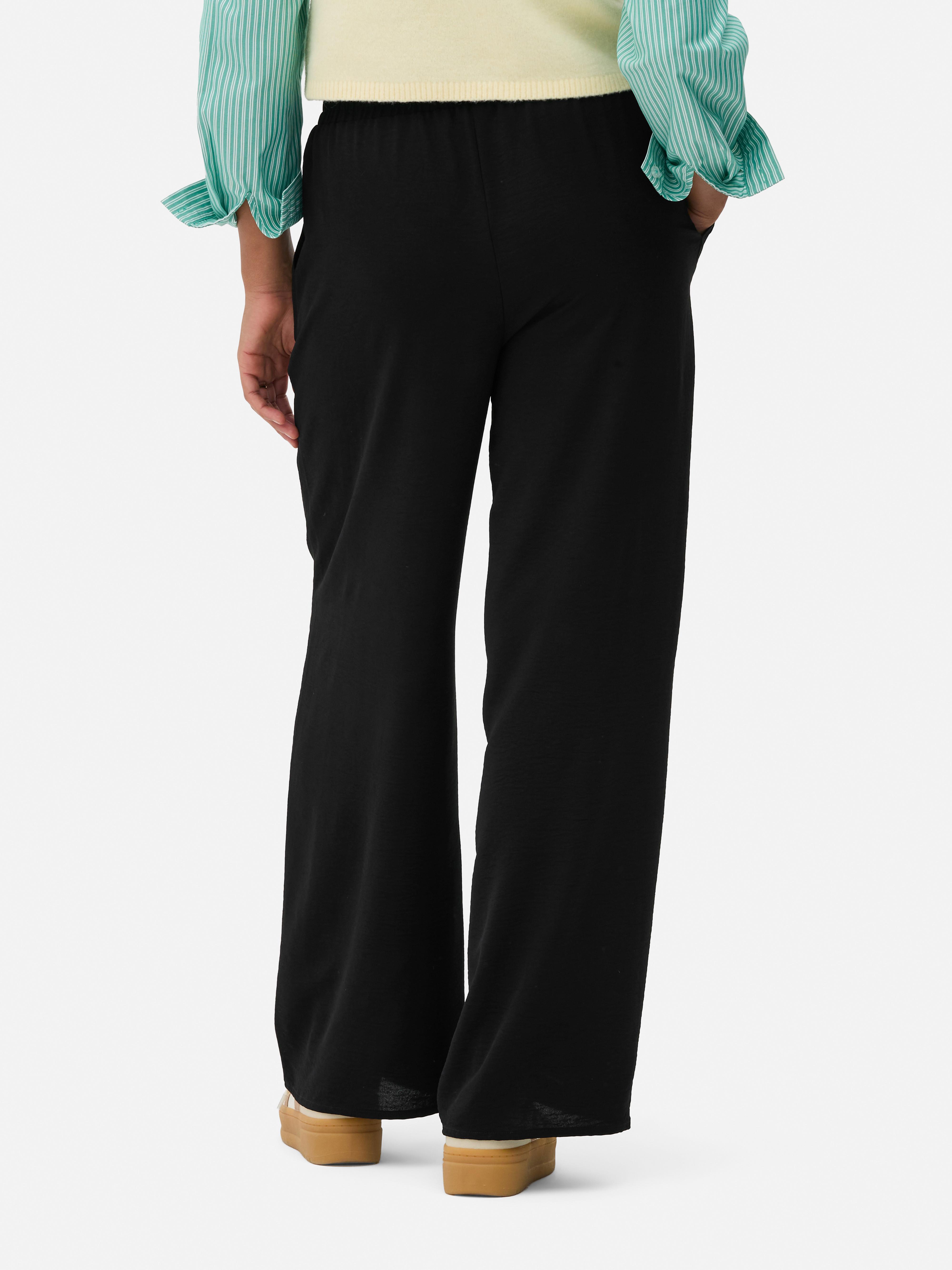 Schlupfhose mit weitem Bein