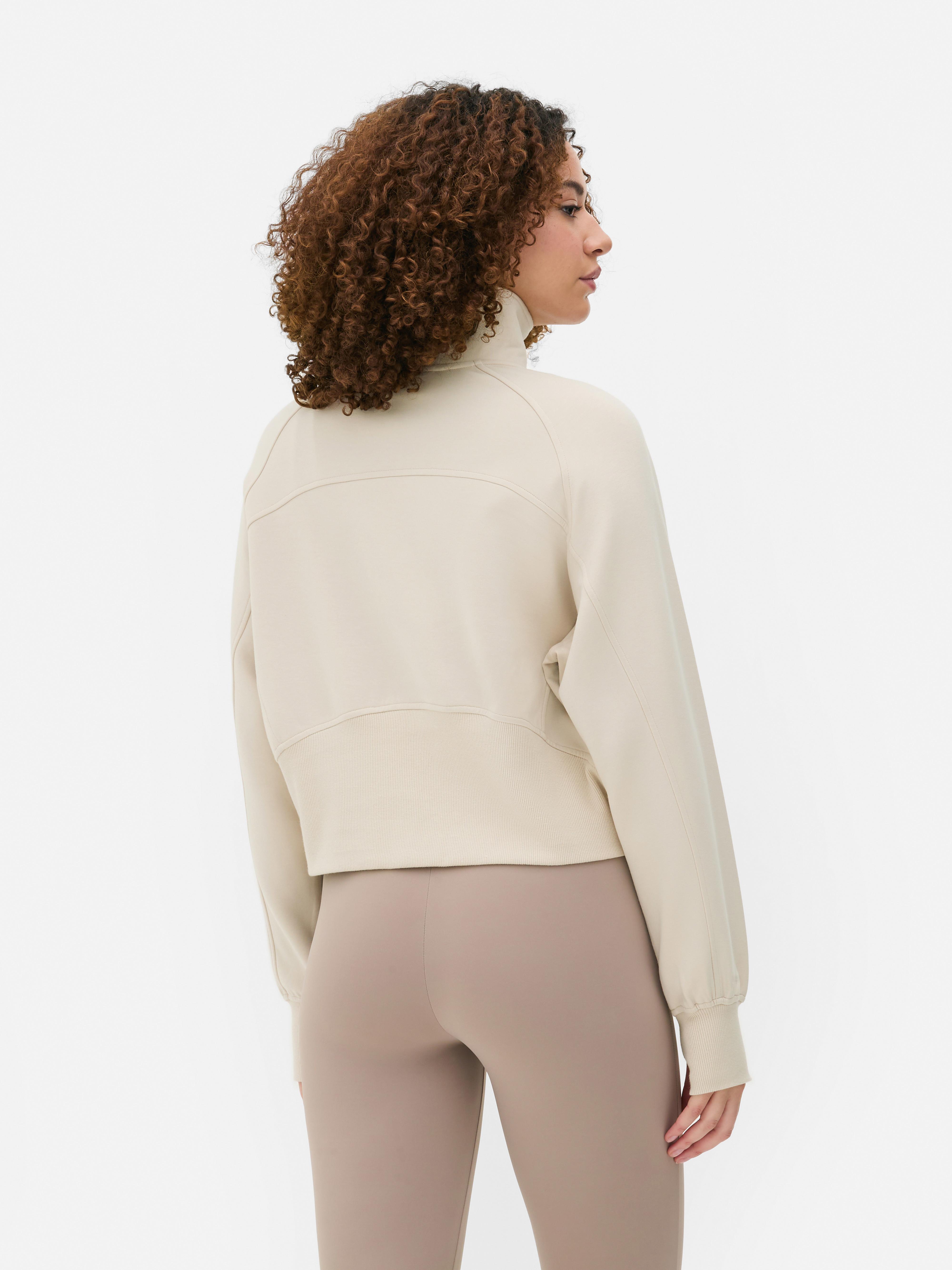 Half-Zip Sporty Sweatshirt