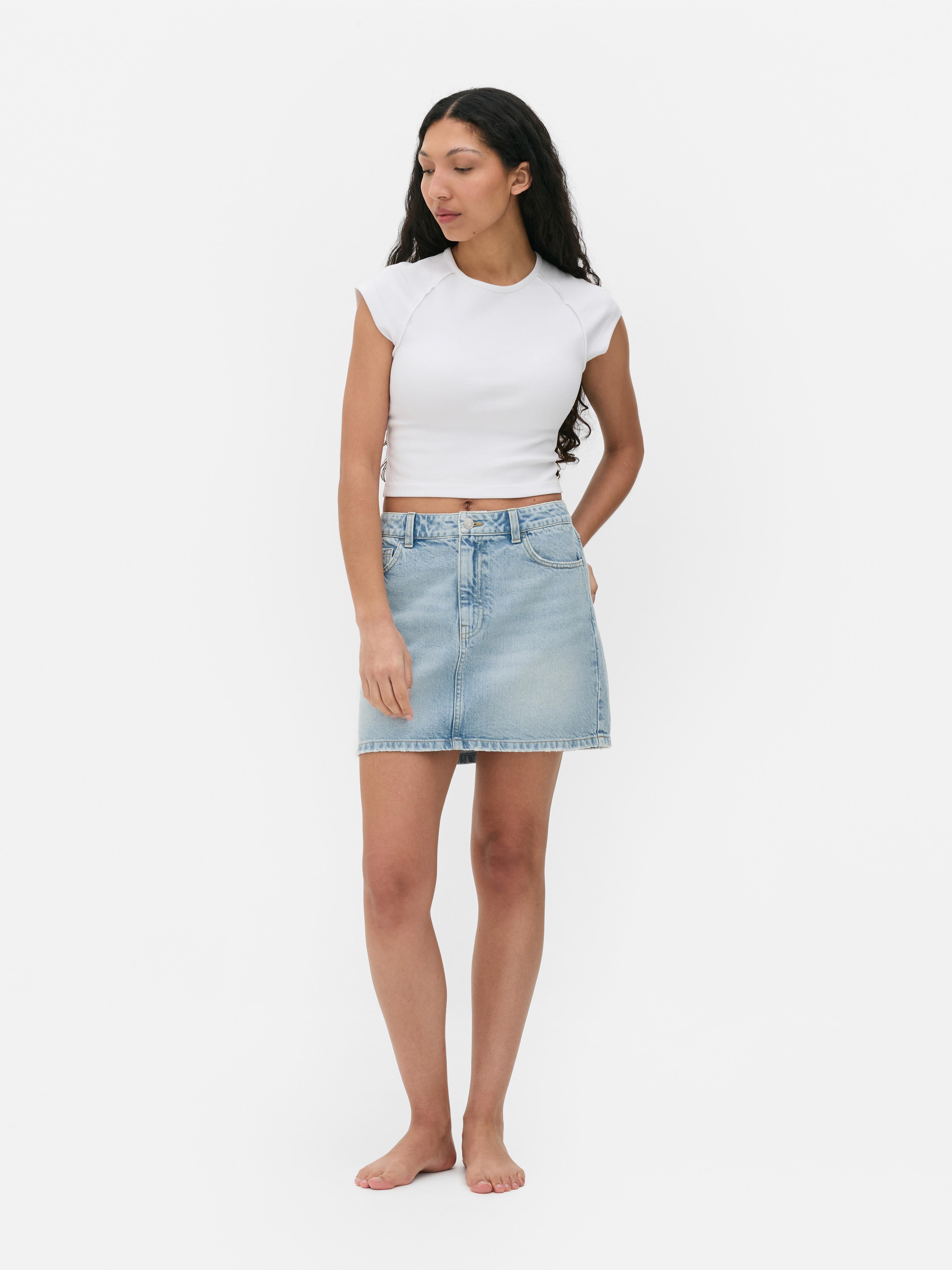 Minigonna in denim