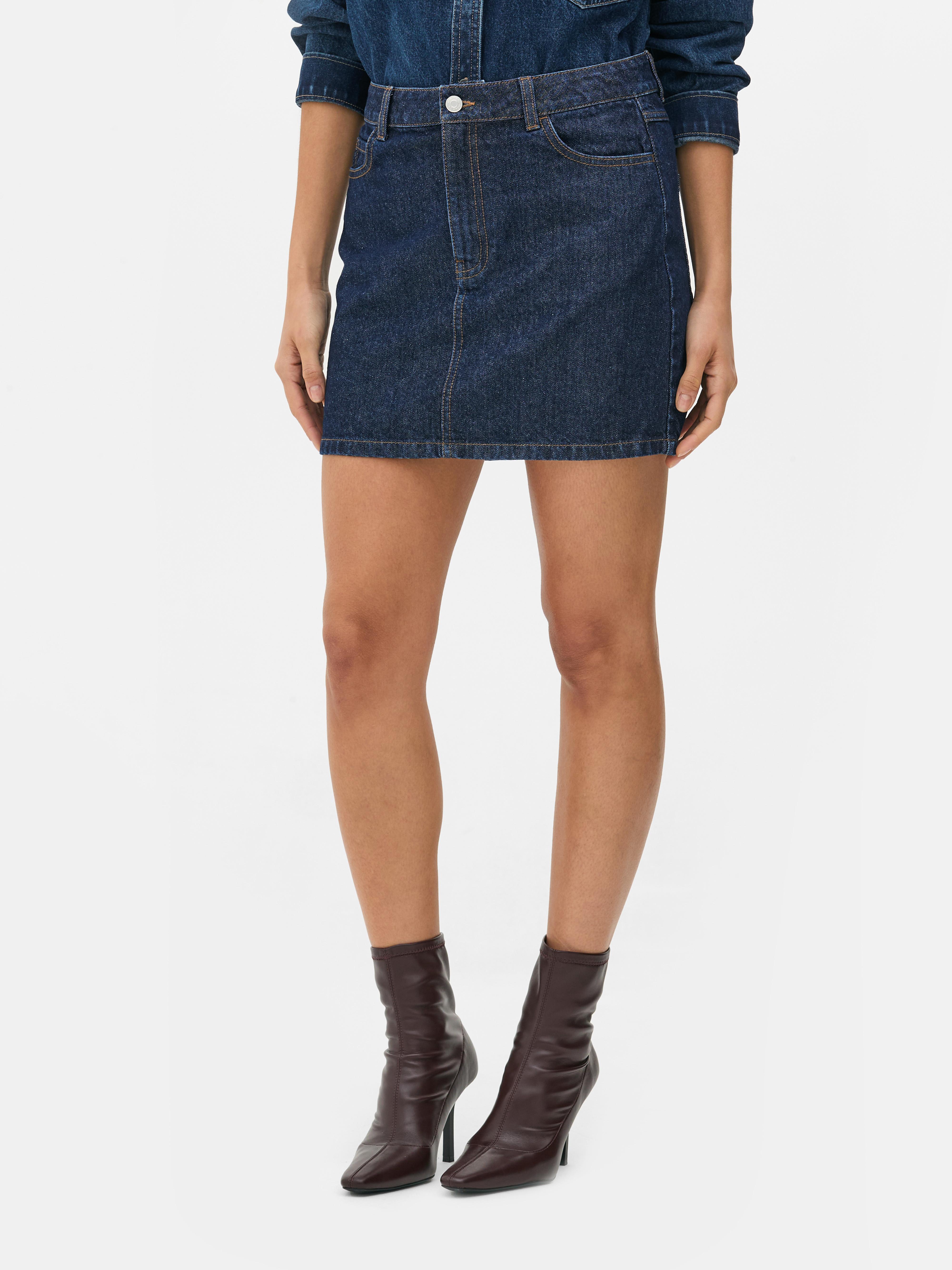 Minigonna in denim