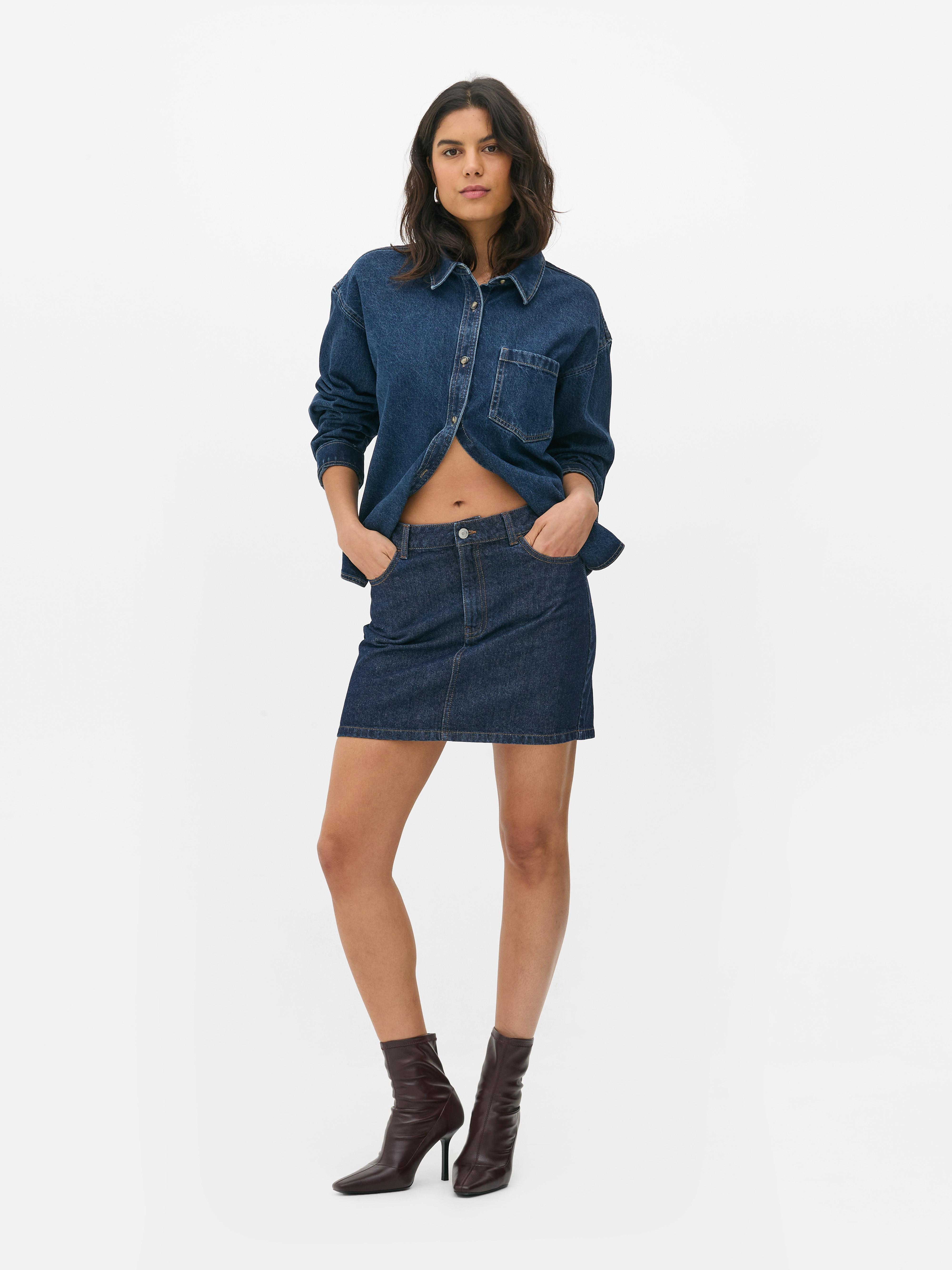 Minigonna in denim
