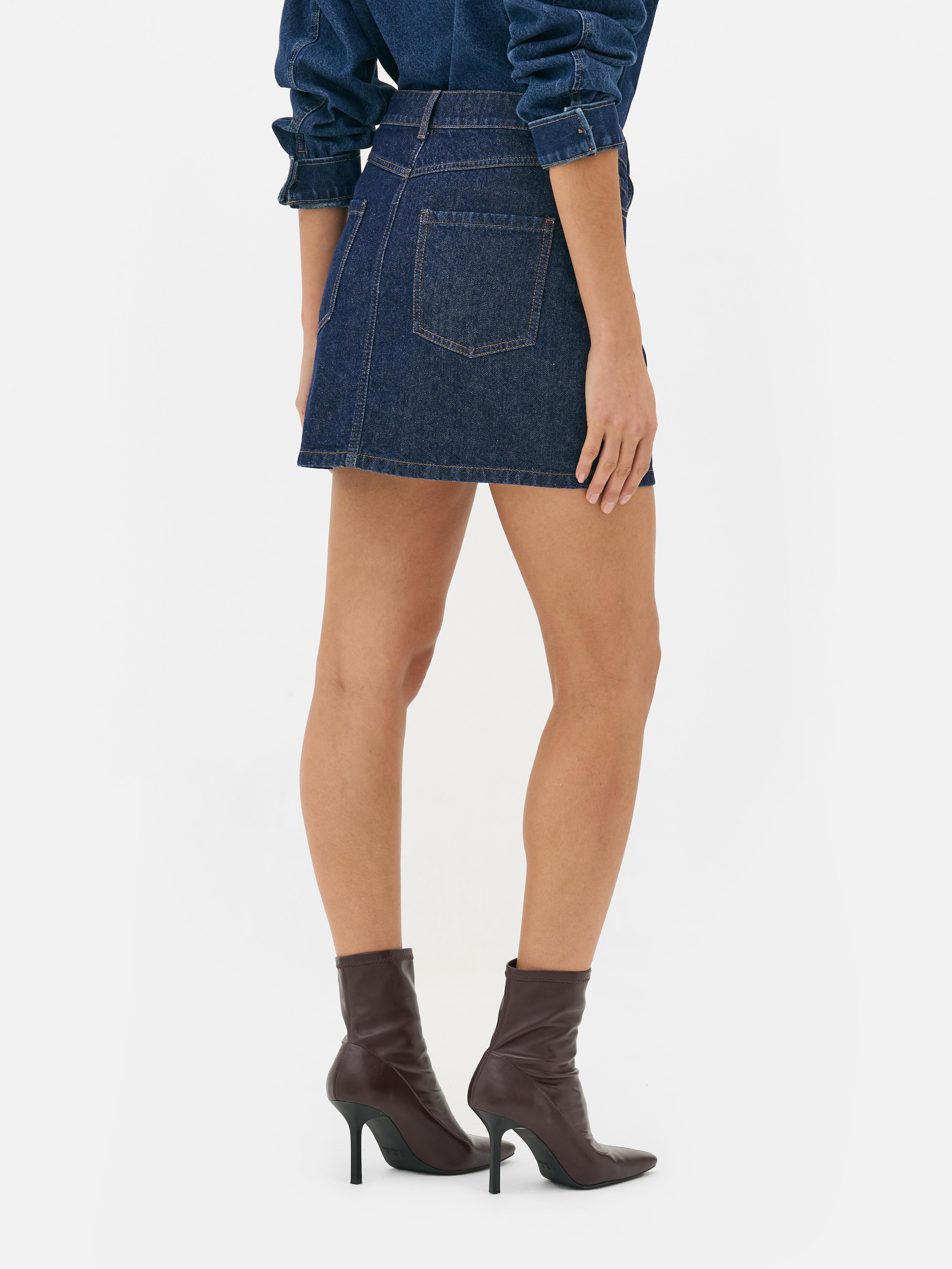 Minigonna in denim