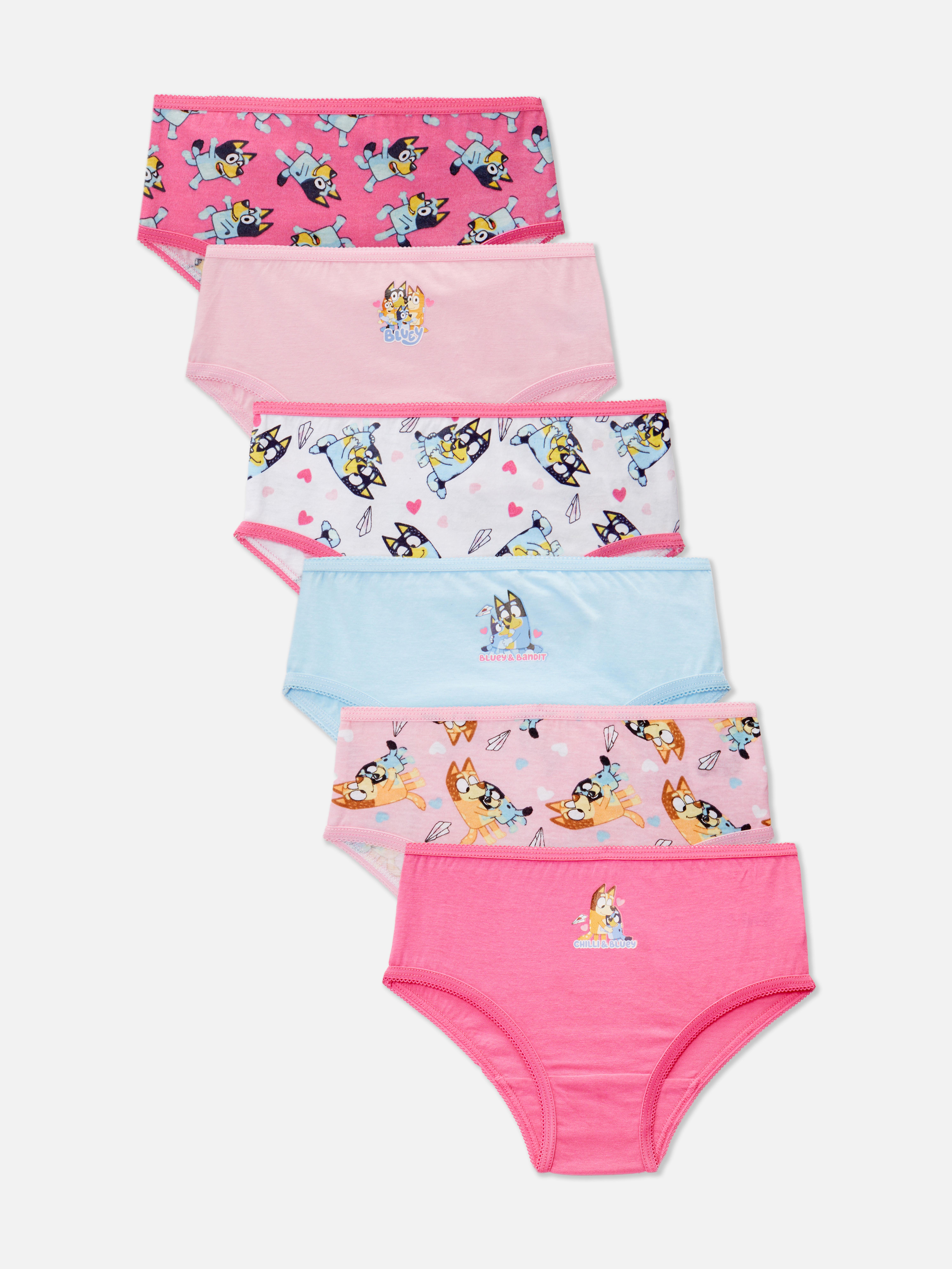 Lot de 6 culottes graphiques Bluey