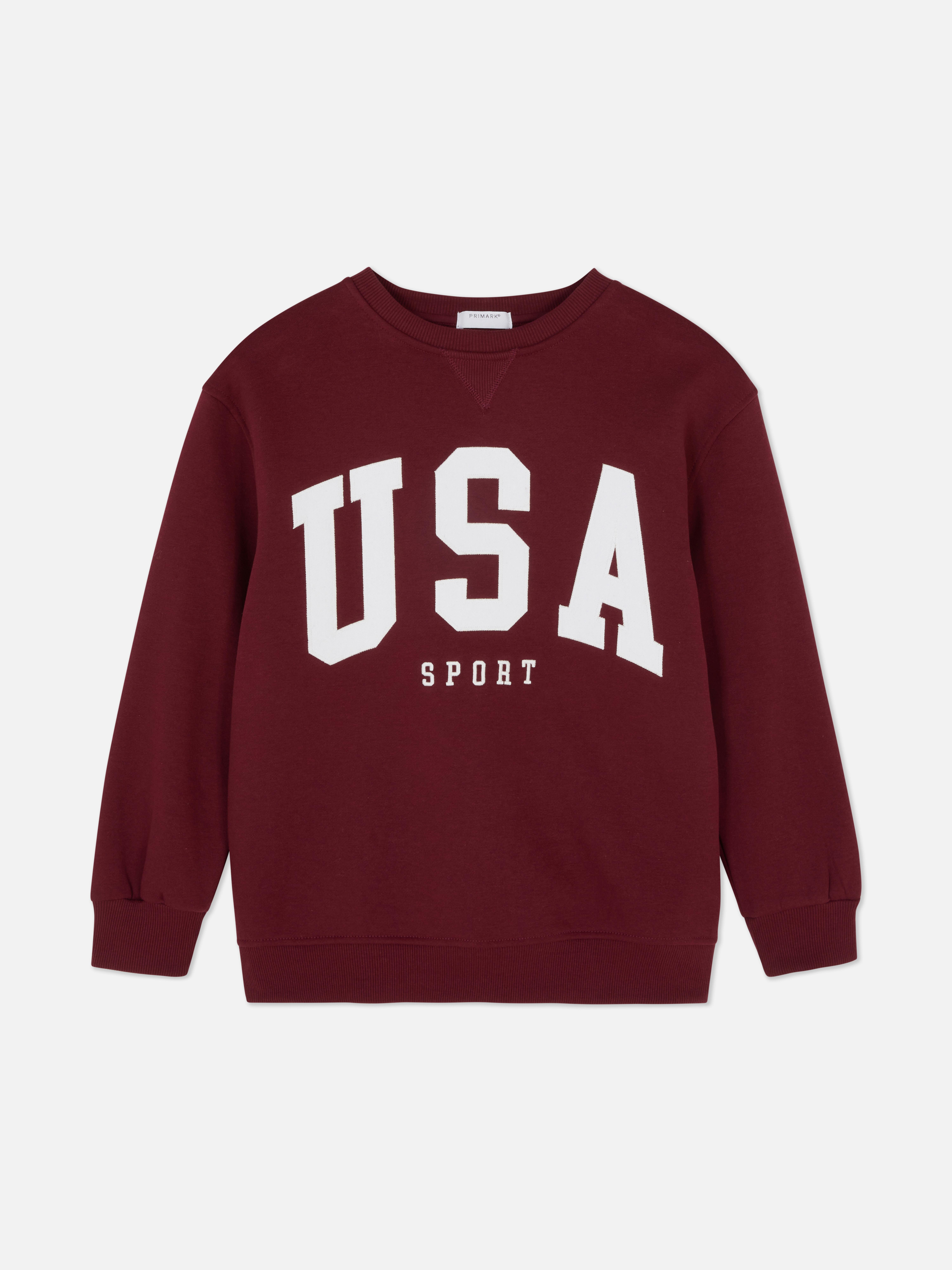 Sweatshirt mit USA-Grafik