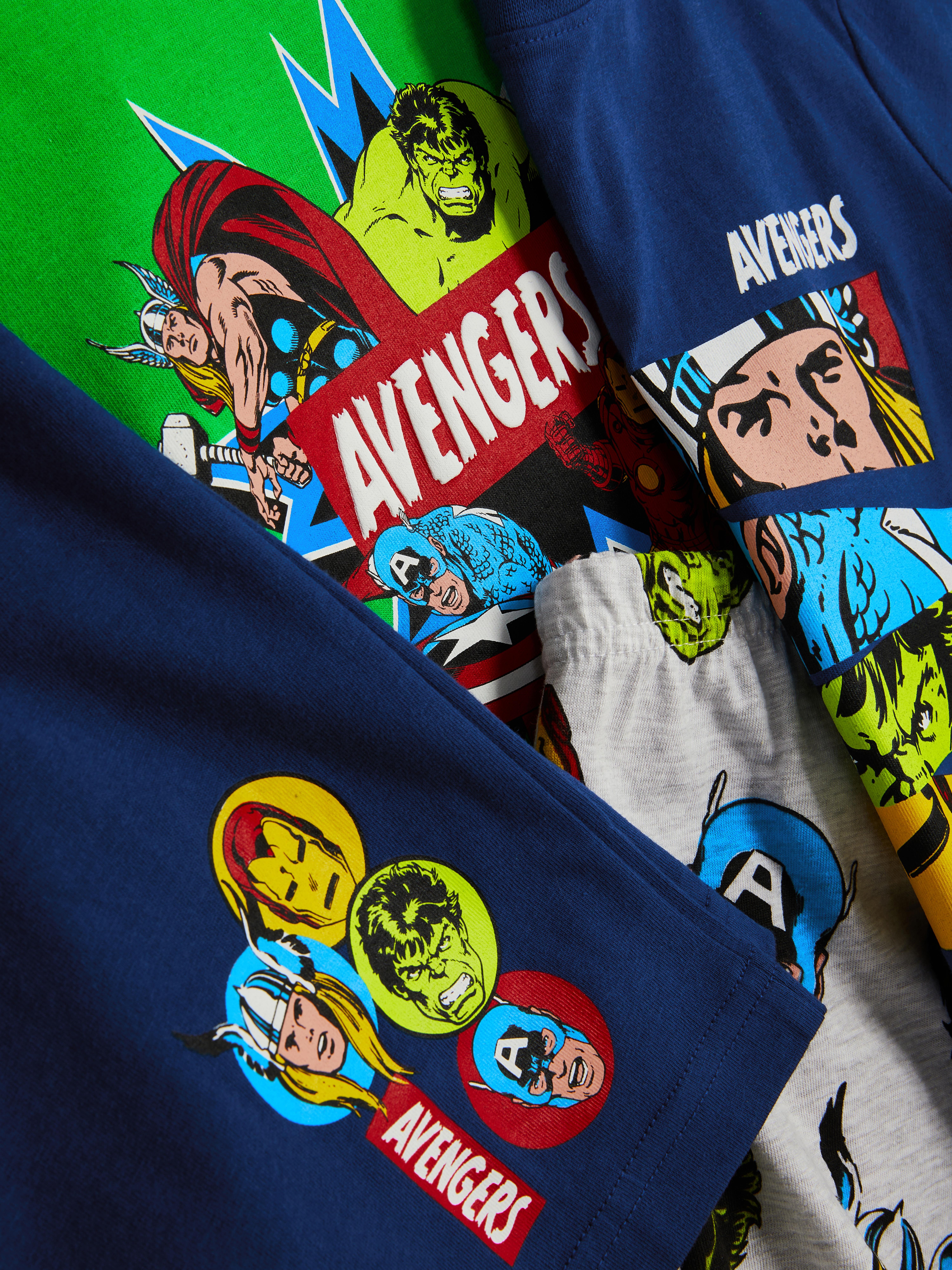 Pack 2 pijamas curtos Vingadores