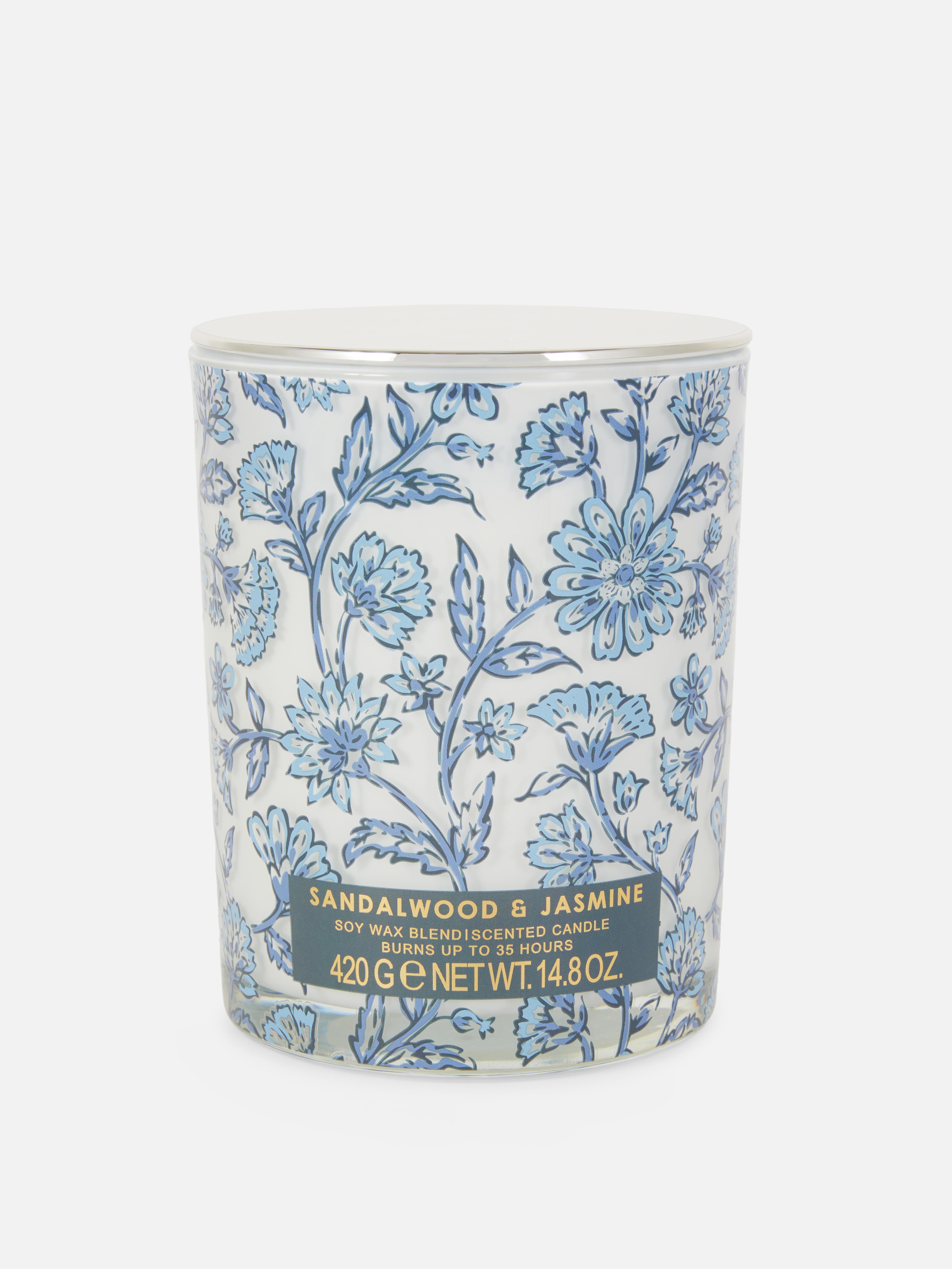 Geurkaars in decoratieve pot Marineblauw