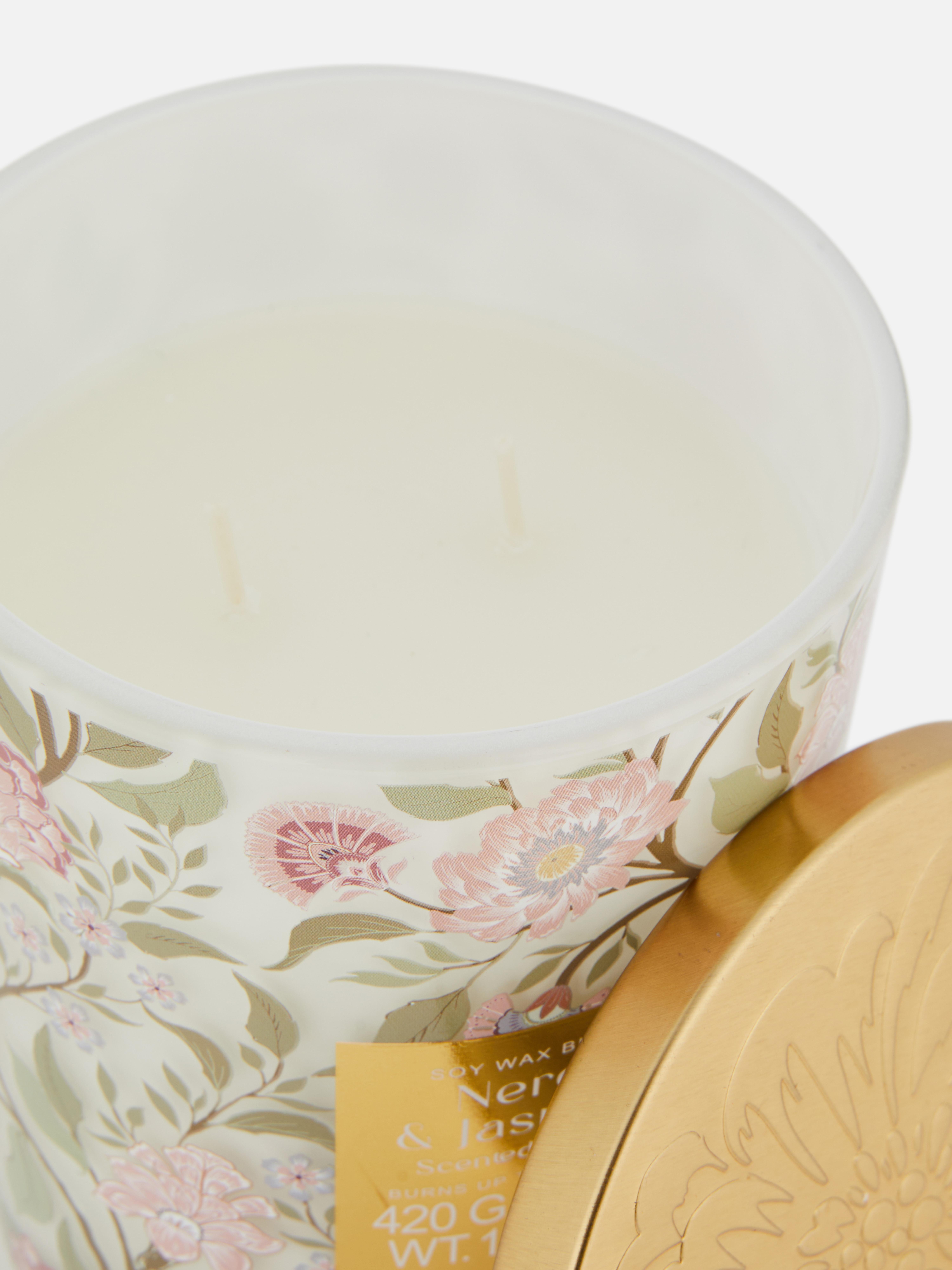 Geurkaars in decoratieve pot