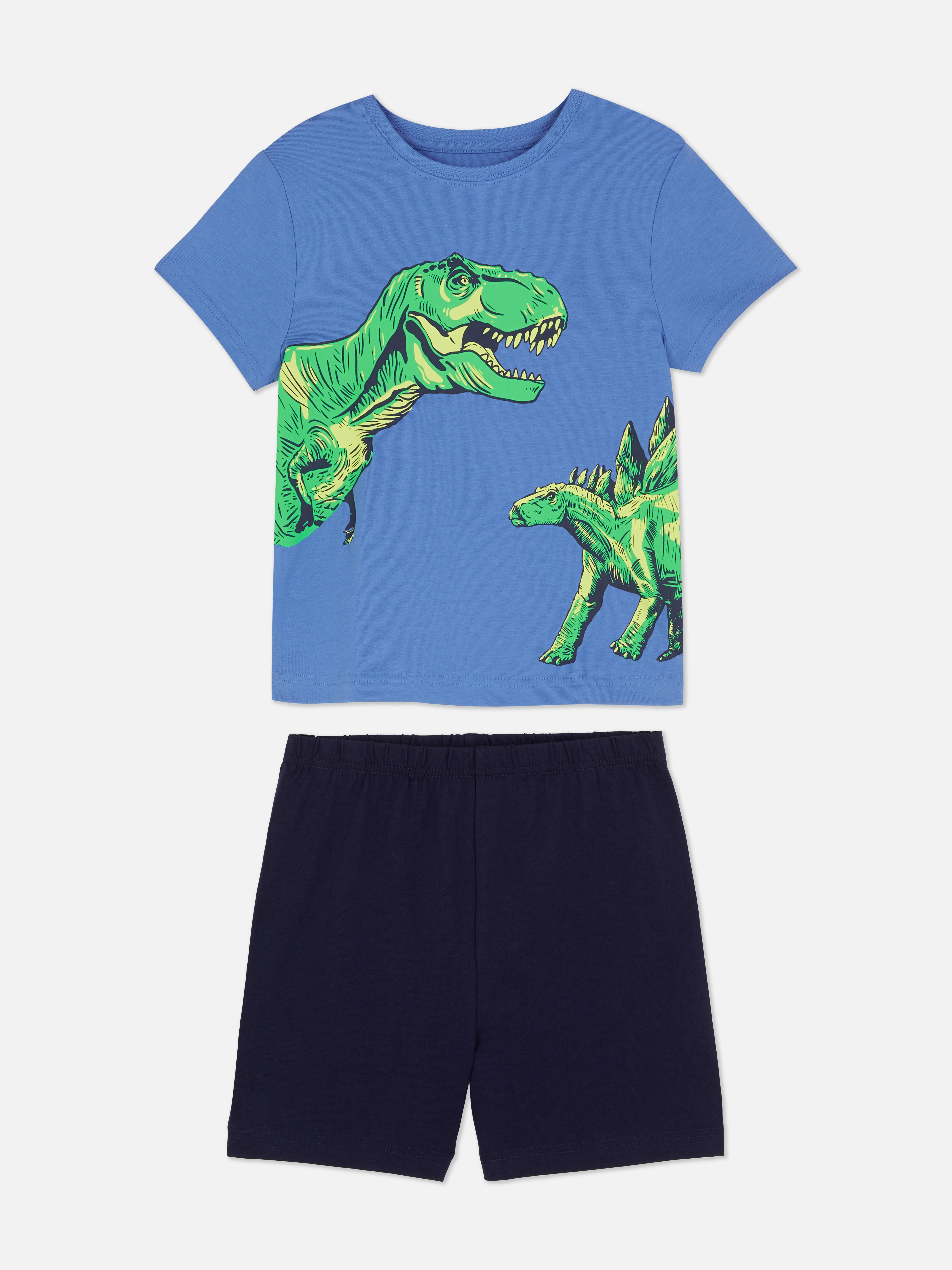 Pigiama corto con dinosauri