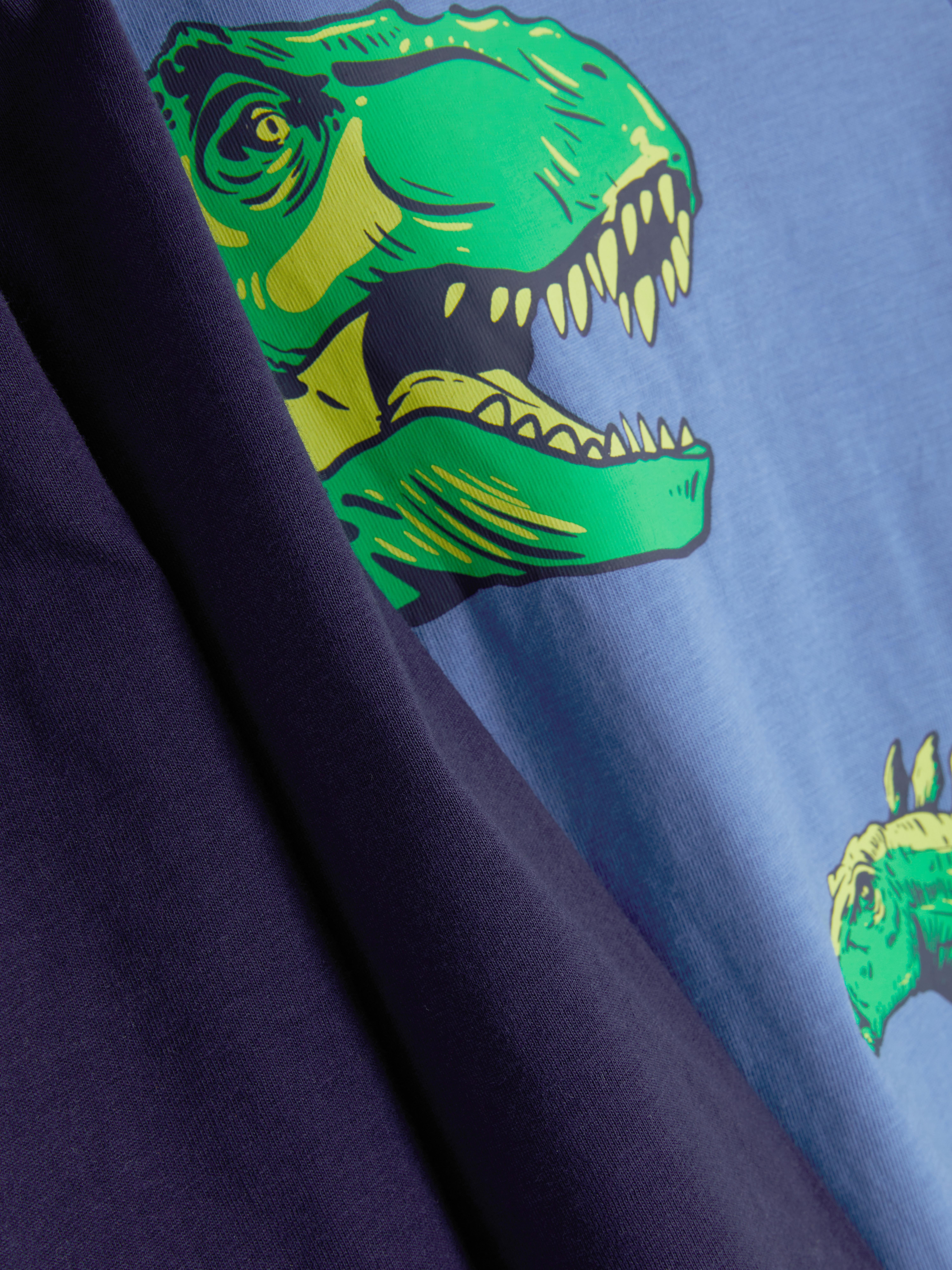 Set pijamale scurte dinozaur