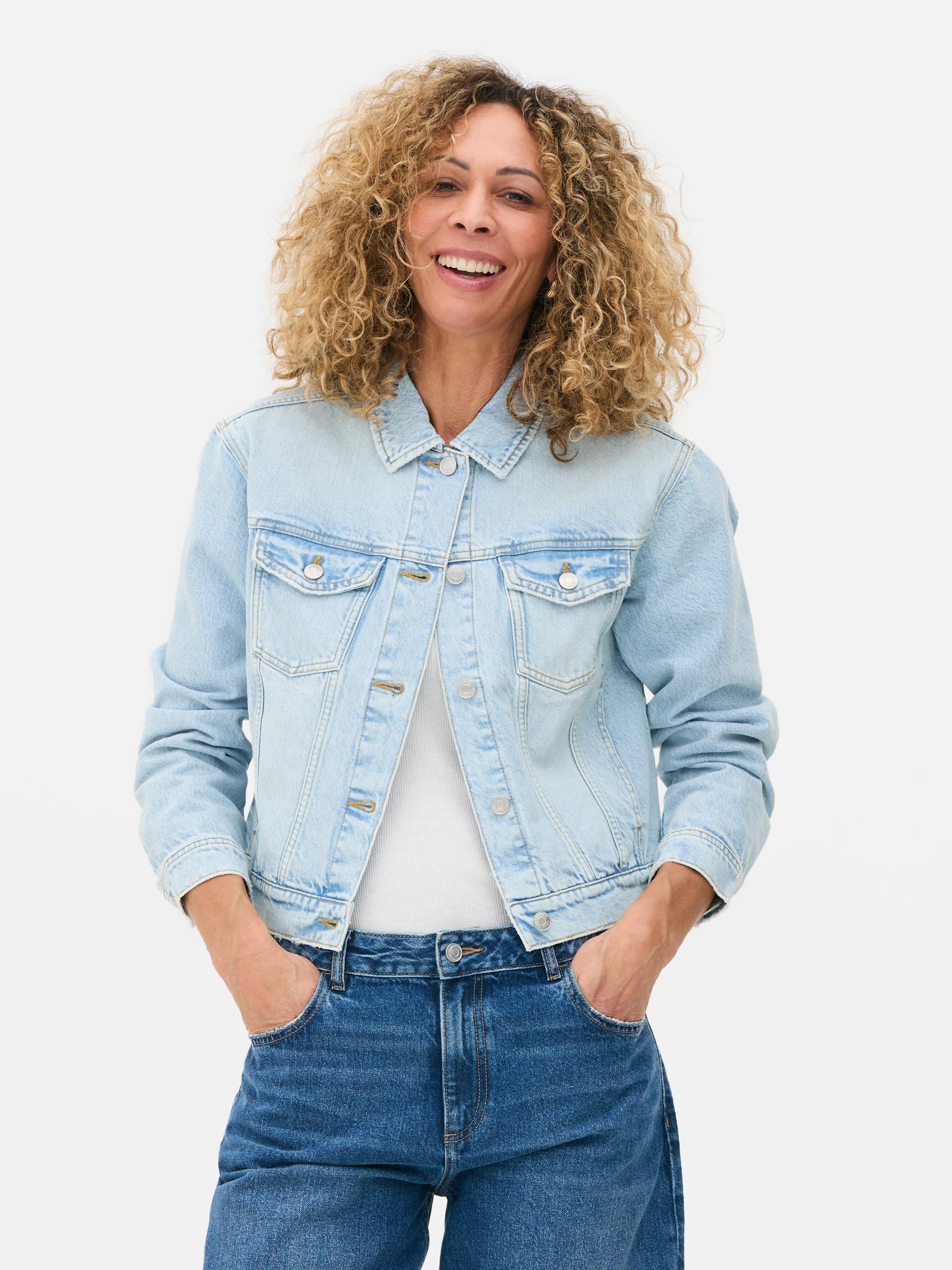 Button-Up Denim Jacket